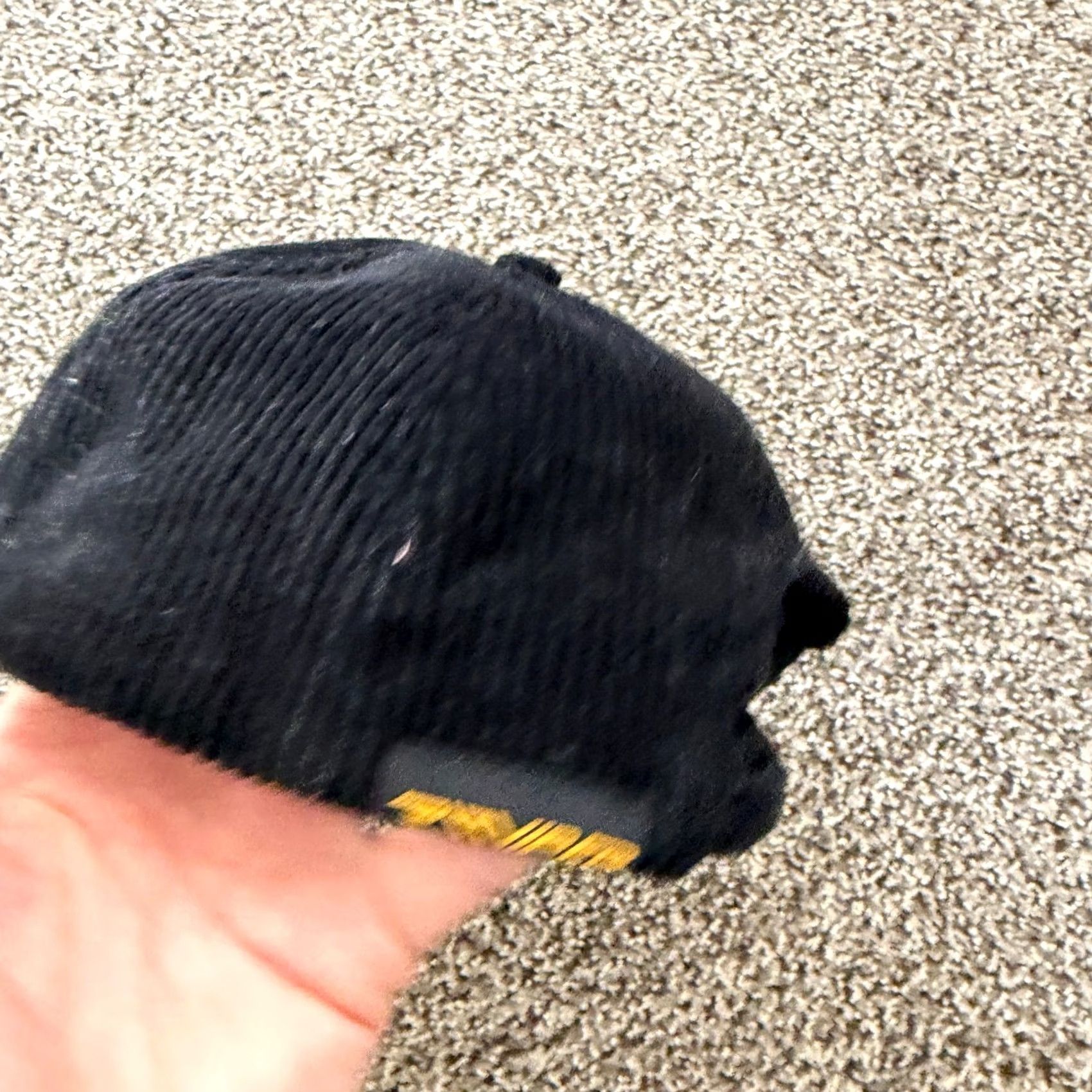 Pit Viper Pit Viper Strapback Corduroy Trucker Groomer Sunglasses Hat Black Yellow Size ONE SIZE - 5 Thumbnail