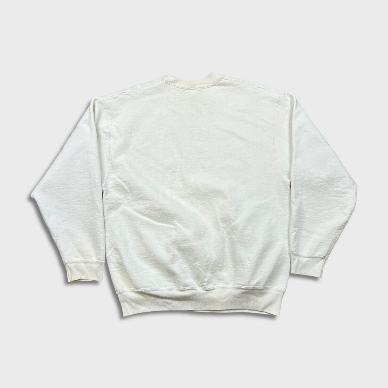 Vintage University of Waterloo Sweatshirt Large White Pullover 90s Size US L / EU 52-54 / 3 - 5 Thumbnail