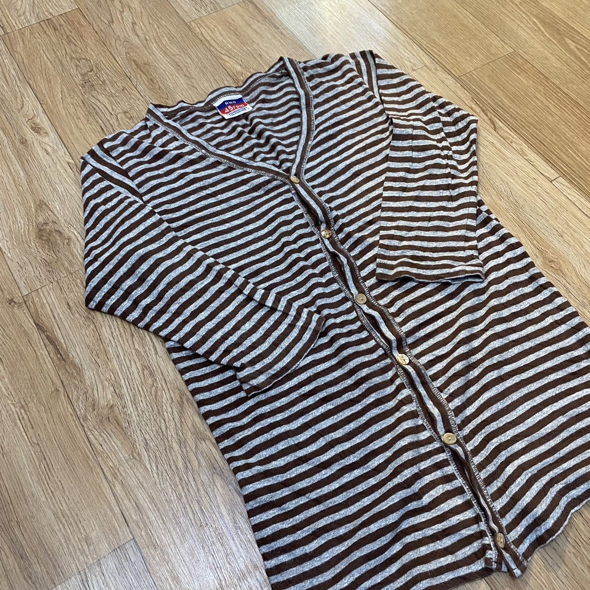 45rpm 2000s 45rpm Stripe Cardigan LS Size US XXS / EU 40 - 2 Thumbnail