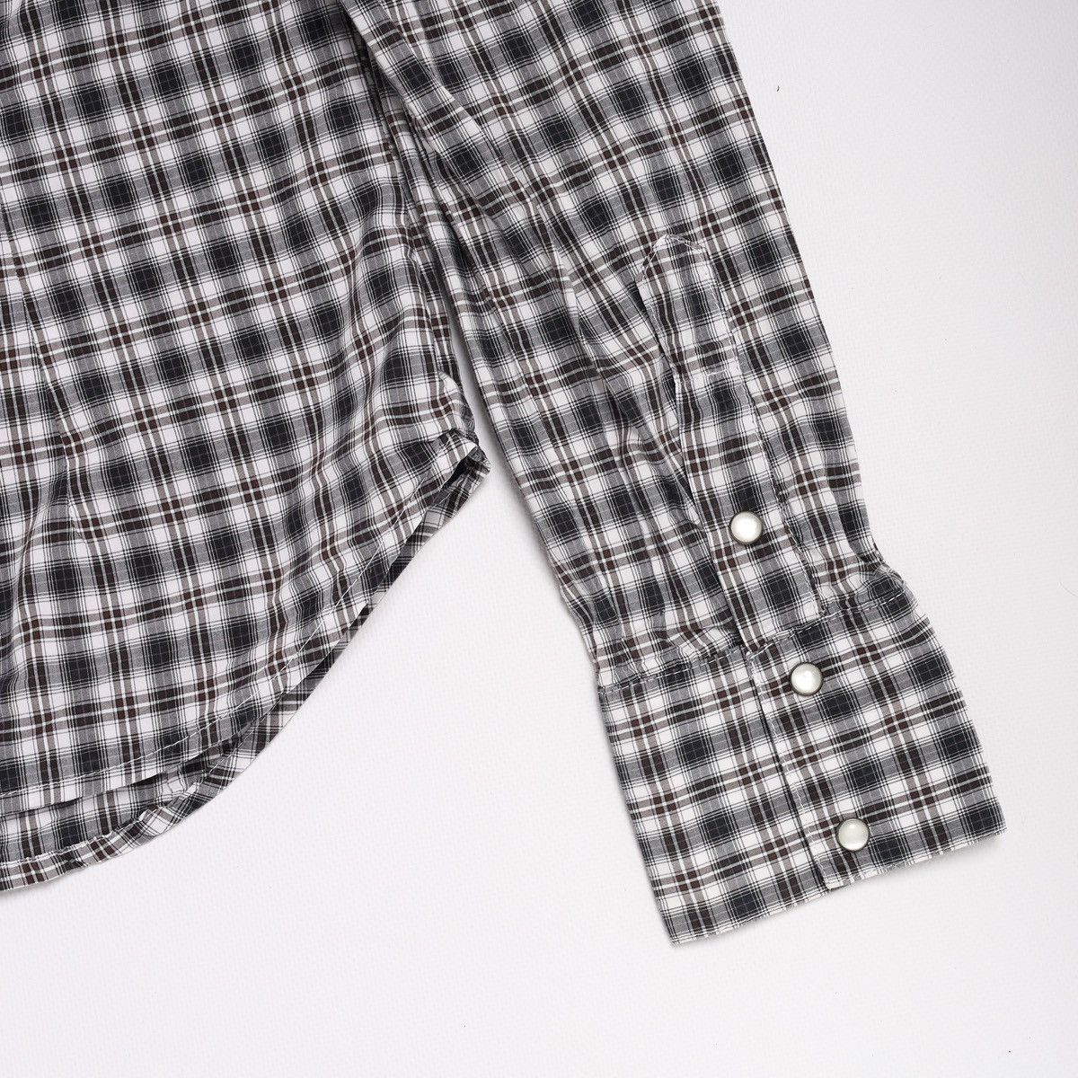 Alexander McQueen Alexander McQueen MCQ Plaid Check Shirt Grey Cotton Size M / US 6-8 / IT 42-44 - 12 Thumbnail