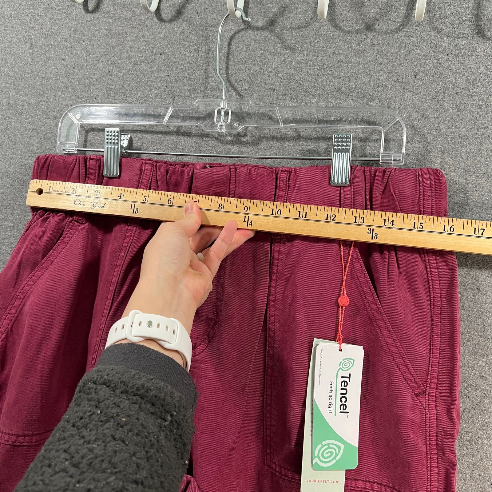 Other Laurie Felt Regular Lyocell Cargo Pants Plum, Medium Size 30" / US 8 / IT 44 - 8 Thumbnail