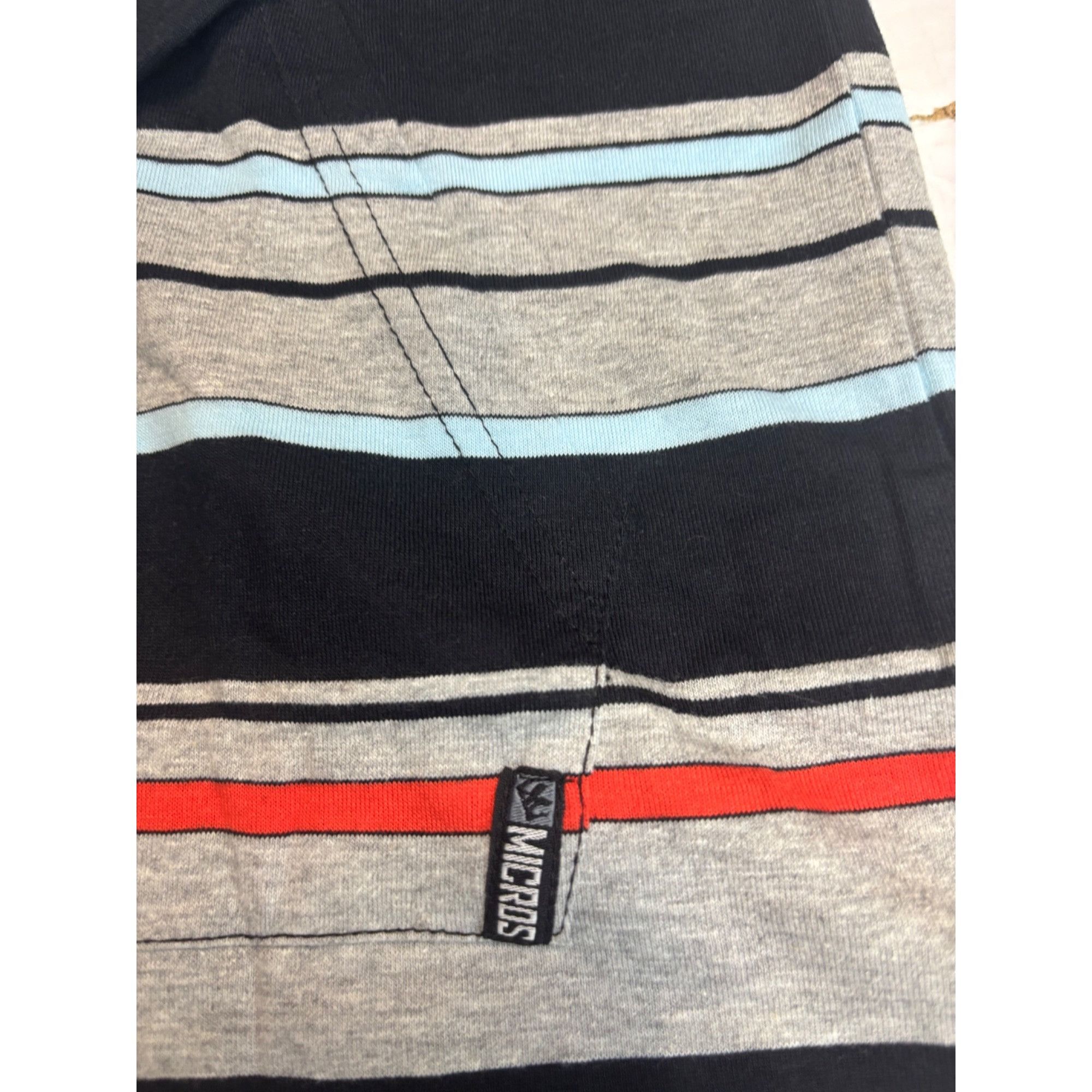 Other Micros Men’s Variagated Striped Long Sleeve Hooded Tee, Sz. Size US S / EU 44-46 / 1 - 12 Thumbnail