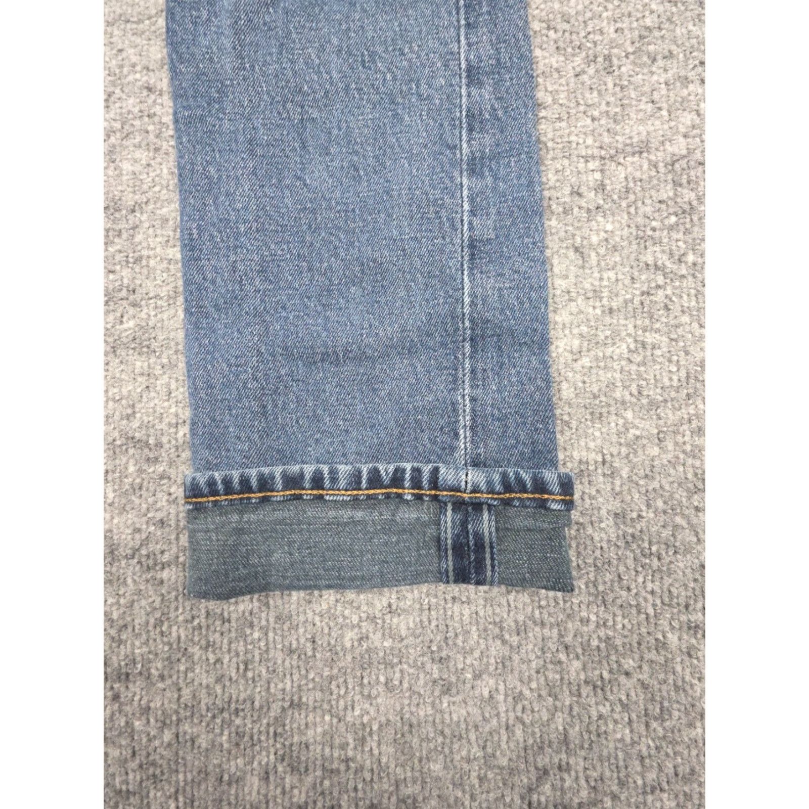 Levi's VINTAGE Levi's 511 Jeans Mens 28x29 Slim Tapered Blue Made & Crafted Denim Cotton Blend Pockets Stretch Slim fit Mens Jeans 90s style Size US 28 / EU 44 - 4 Thumbnail