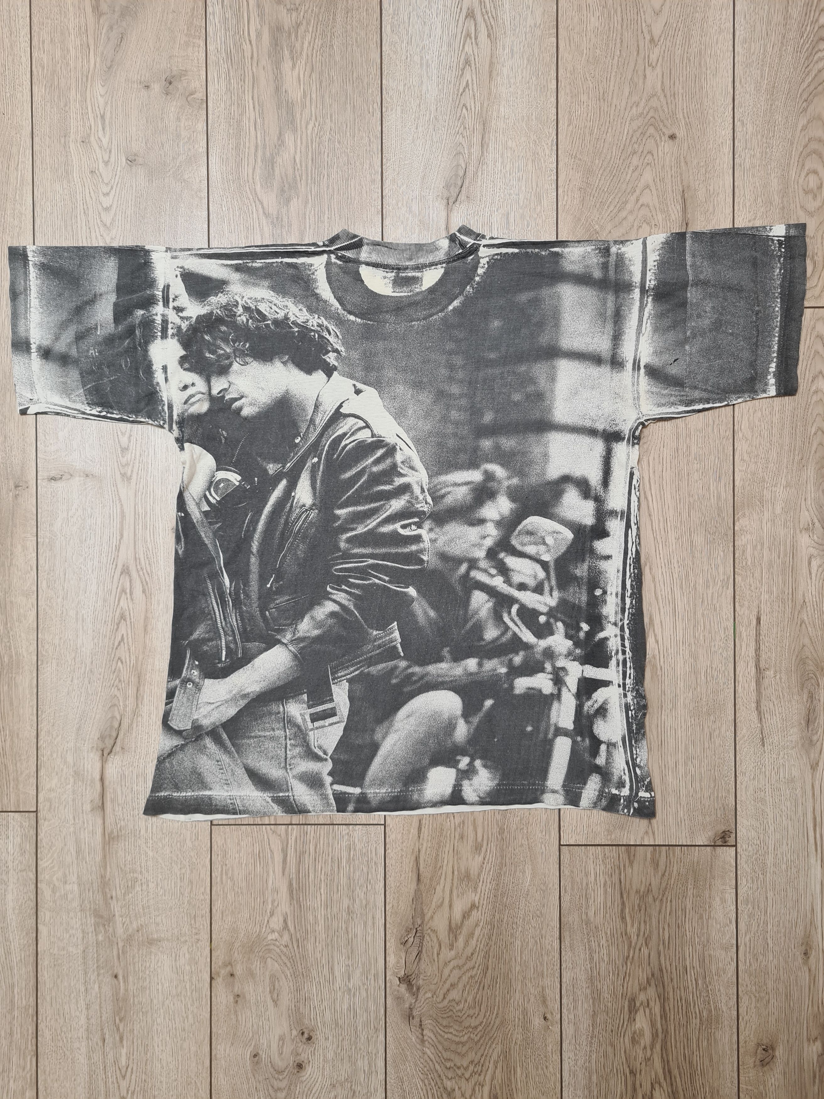 Vintage JIM MORRISON SHIRT 80s 90s RETRO RARE THE DOORS T-SHIRT Size US L / EU 52-54 / 3 - 2 Thumbnail