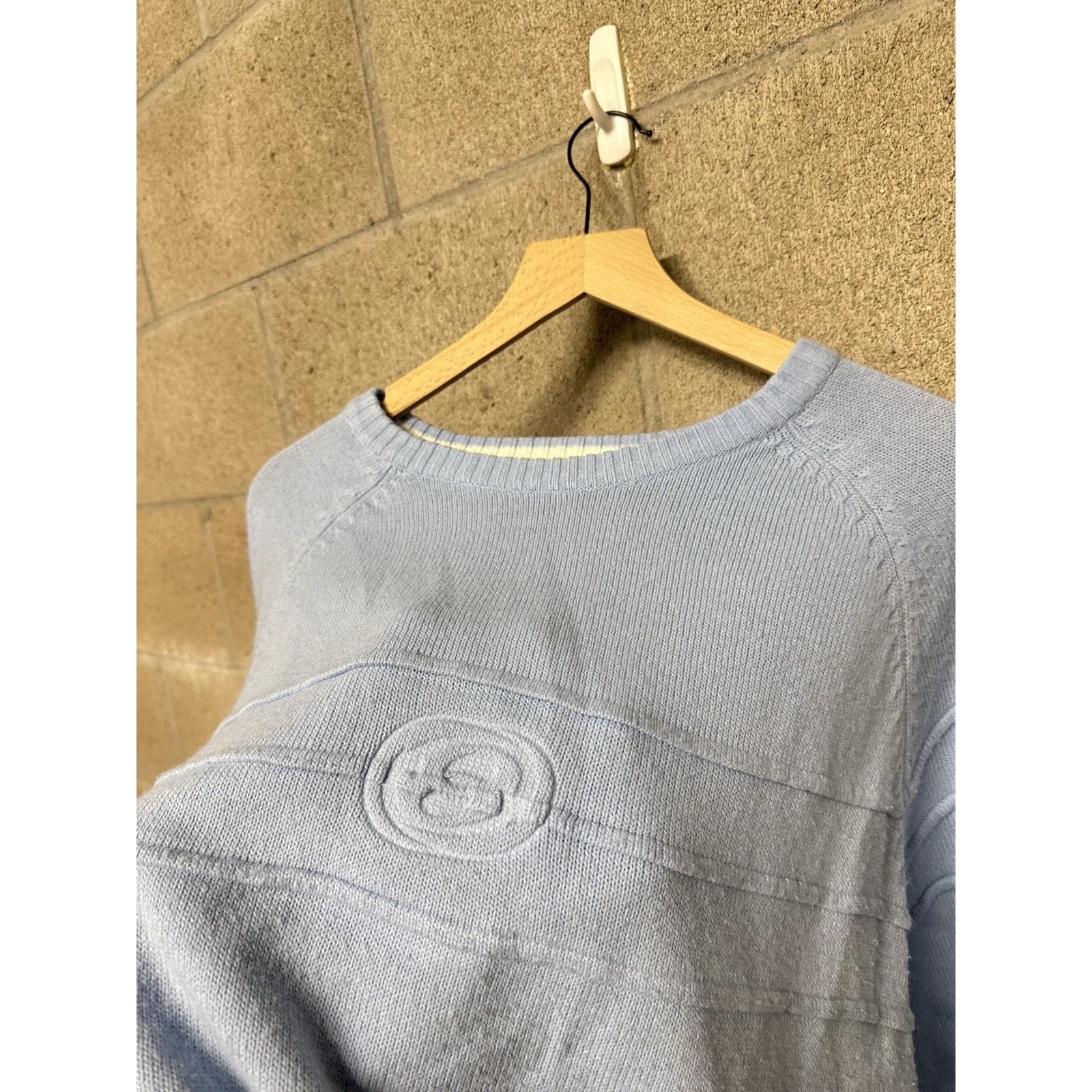 Anchor Blue Vintage Anchor Blue Puff Print Logo Sweater Blue Men Xl Size US XL / EU 56 / 4 - 7 Thumbnail