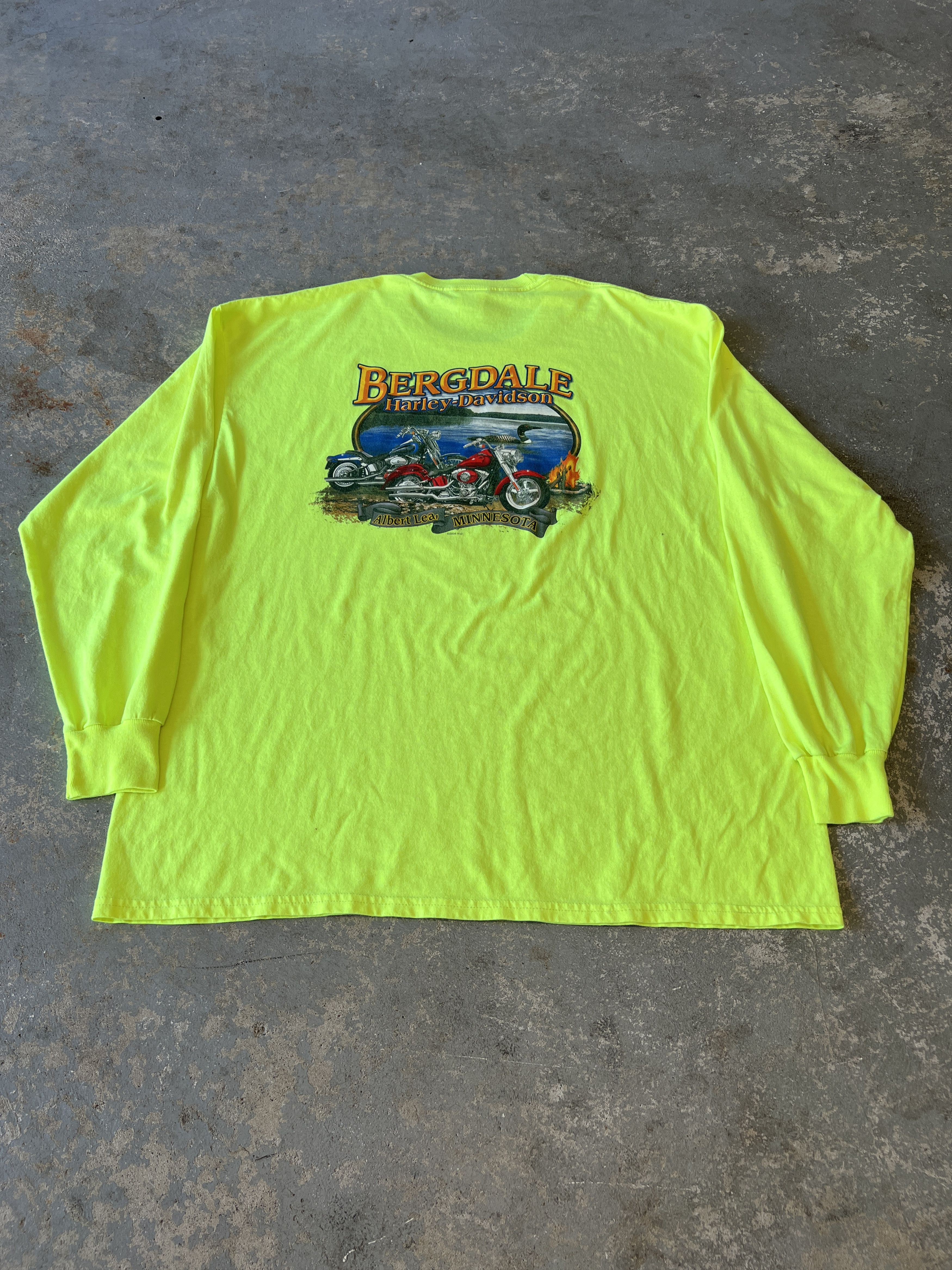 Harley Davidson Vintage Harley Longsleeve | Hi-Vis Motorcycle Tee Size US XXL / EU 58 / 5 - 1 Thumbnail