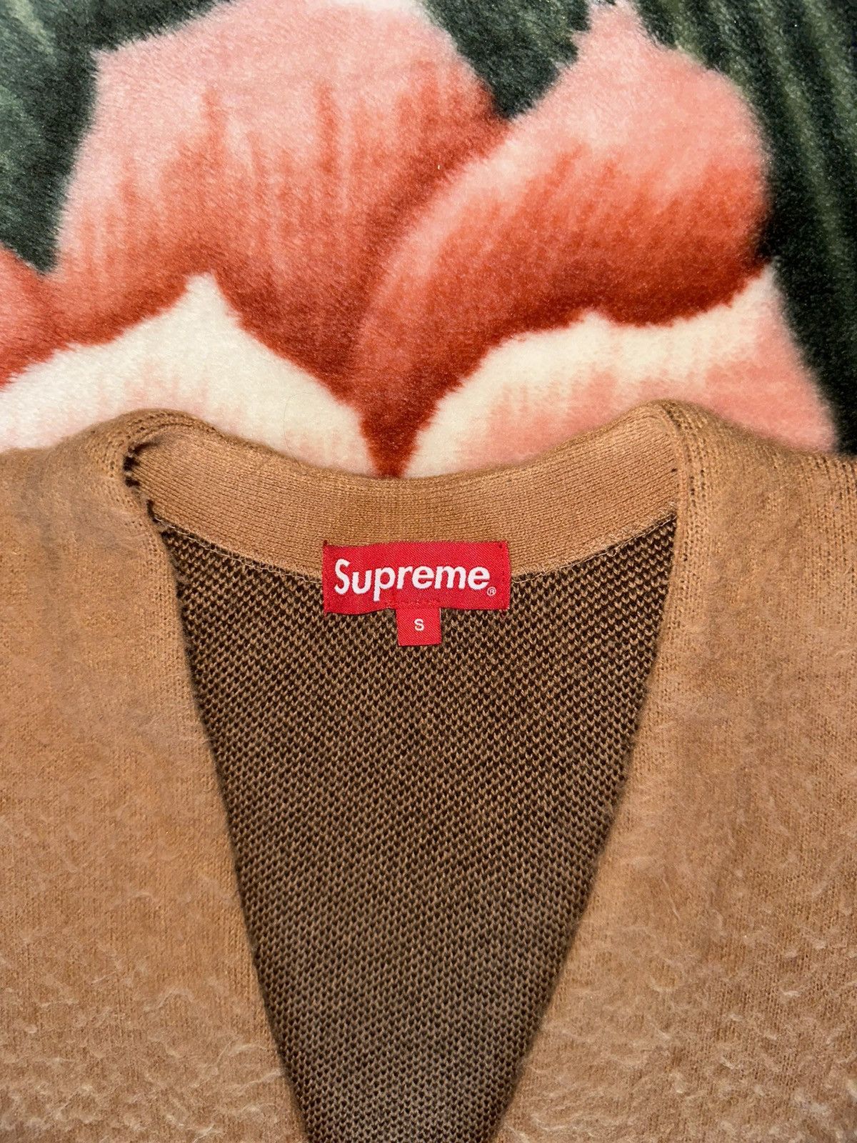 Supreme Supreme Brushed Checkerboard Cardigan Size US S / EU 44-46 / 1 - 3 Thumbnail