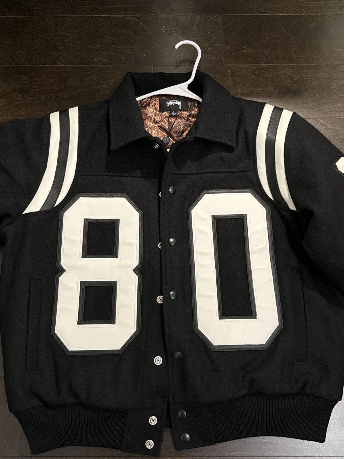 STUSSY 80 WOOL VARSITY JACKET S-ユニセックス - ジャケット・アウター