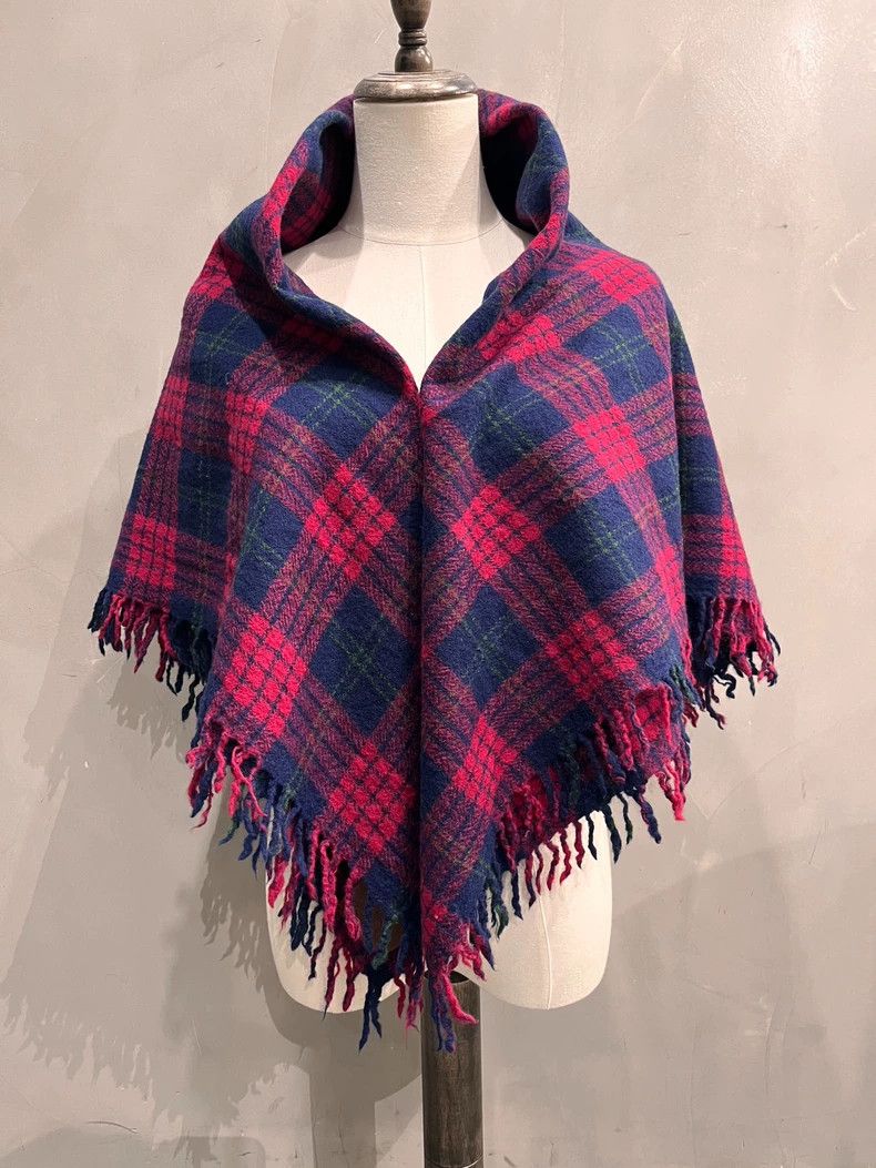 Vivienne Westwood Vivienne Westwood Rose blue checkered scarf Size ONE SIZE - 4 Thumbnail