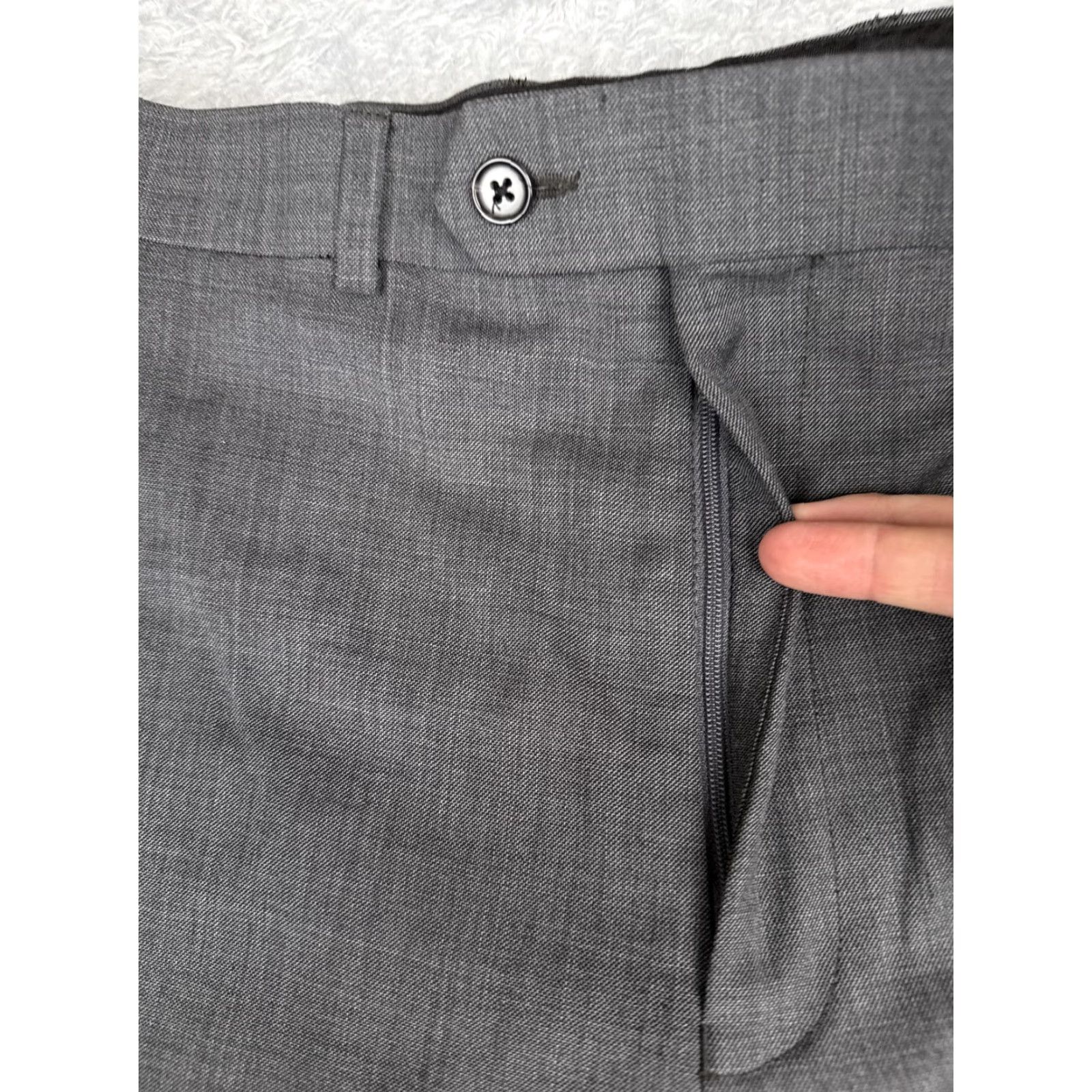 Ralph Lauren Lauren Ralph Lauren Pants Mens 38x32 Gray Wool Blend Dress Flat Front Slacks Size US 38 / EU 54 - 5 Thumbnail