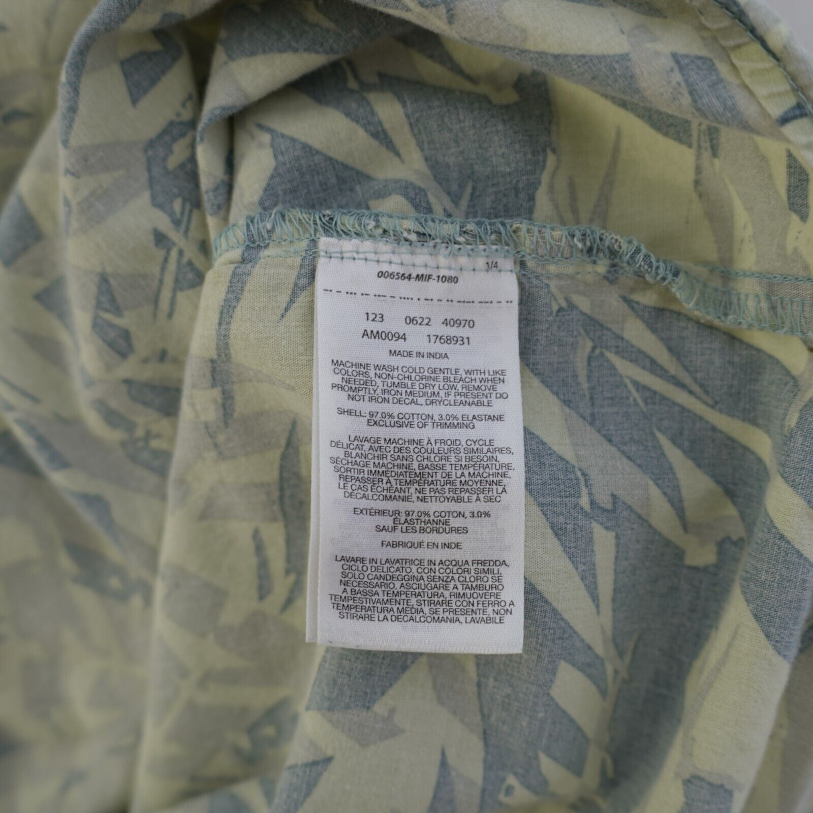 Columbia Columbia Regular XL Green Floral Hawaiian Dress Shirt Button Size US XL / EU 56 / 4 - 9 Thumbnail