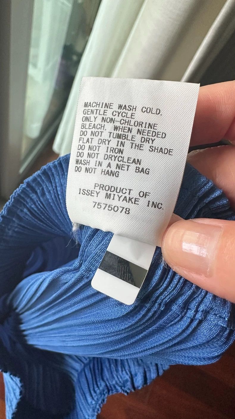 Issey Miyake Issey Miyake size:5 Blue pleated pants Size 42" / US 20 - 3 Thumbnail