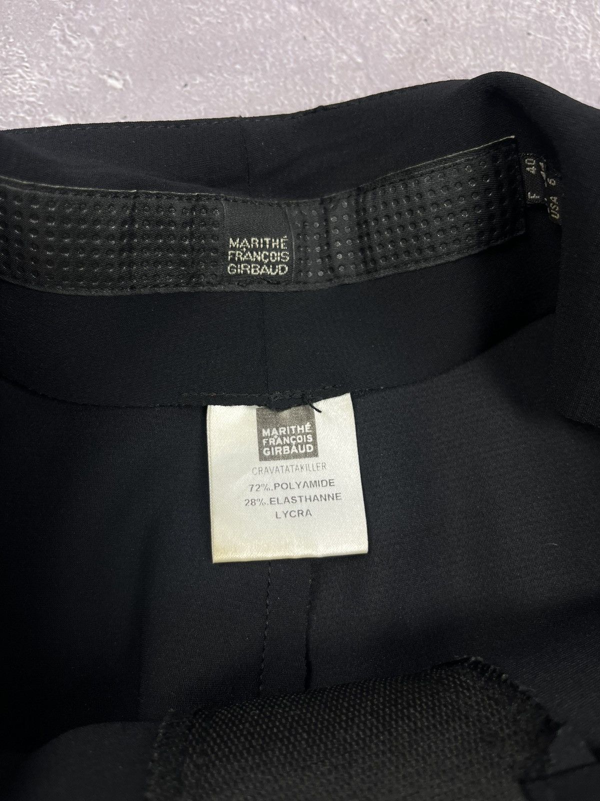 Marithe + Francois Girbaud Vtg Marithe Francois Girbaud Black skirt Size 28" / US 6 / IT 42 - 10 Thumbnail