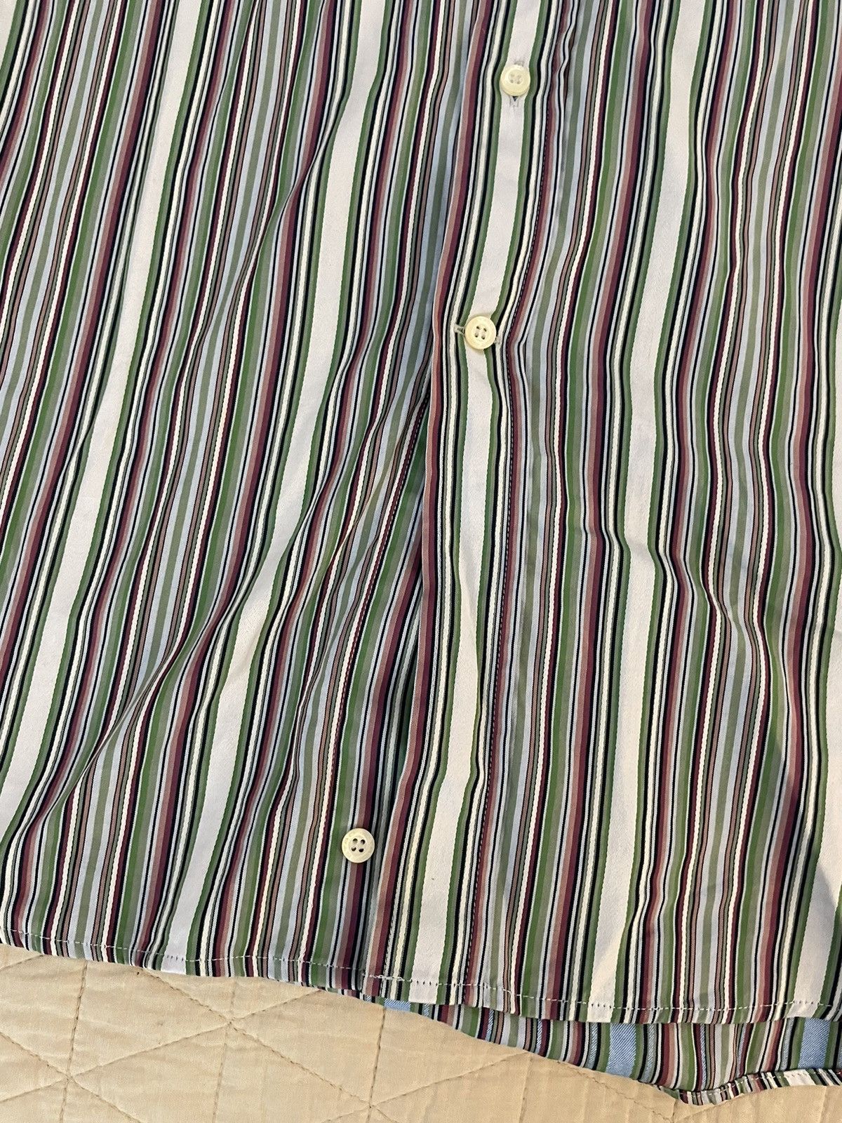 Etro Bold Stripe Shirt Size US L / EU 52-54 / 3 - 3 Thumbnail