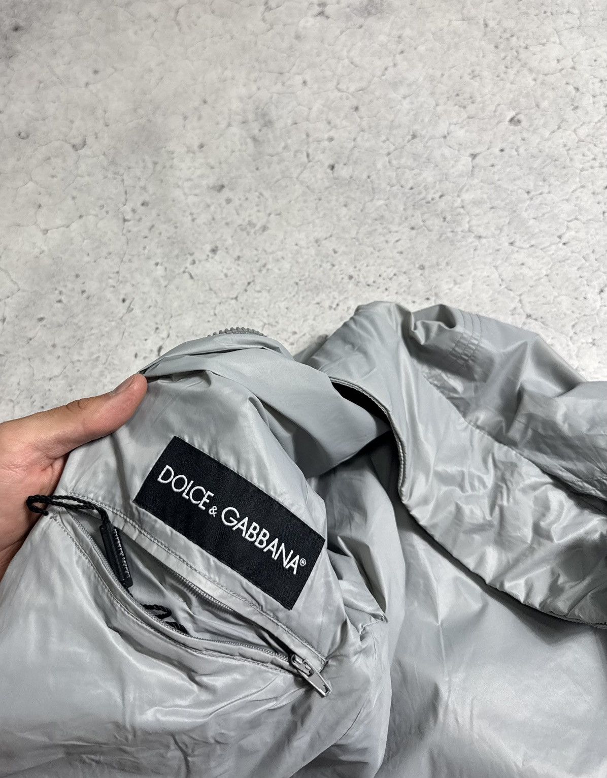 Dolce & Gabbana Dolce & Gabbana DG Luxury Vintage Nylon Full Zip Jacket Size US XS / EU 42 / 0 - 9 Thumbnail