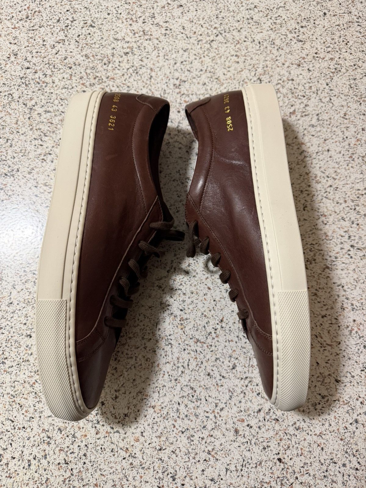 Common Projects Brown Achilles Low Size US 10 / EU 43 - 2 Thumbnail