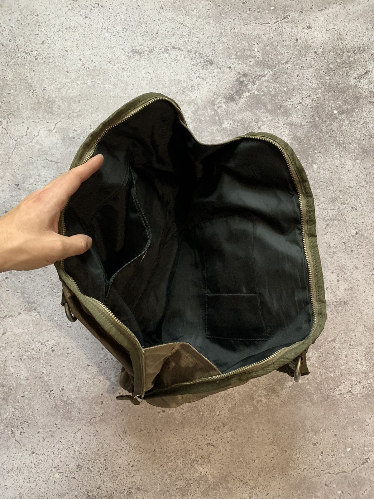 Japanese Brand Vintage GGL George Gina Lucy Hand Bag Black Avant Garde Y2k Size ONE SIZE - 7 Thumbnail