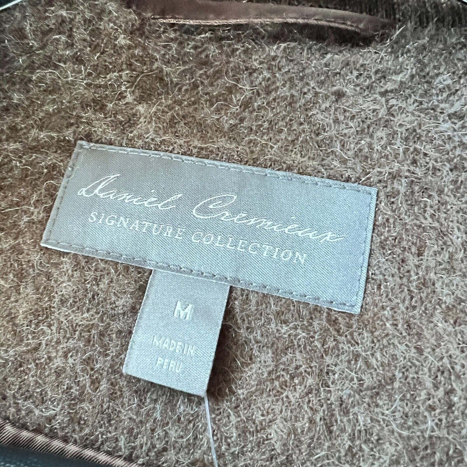 Daniel Cremieux Daniel Cremieux Brown Alpaca Jacket Size M NWT RETAILS $595 Size US M / EU 48-50 / 2 - 7 Thumbnail