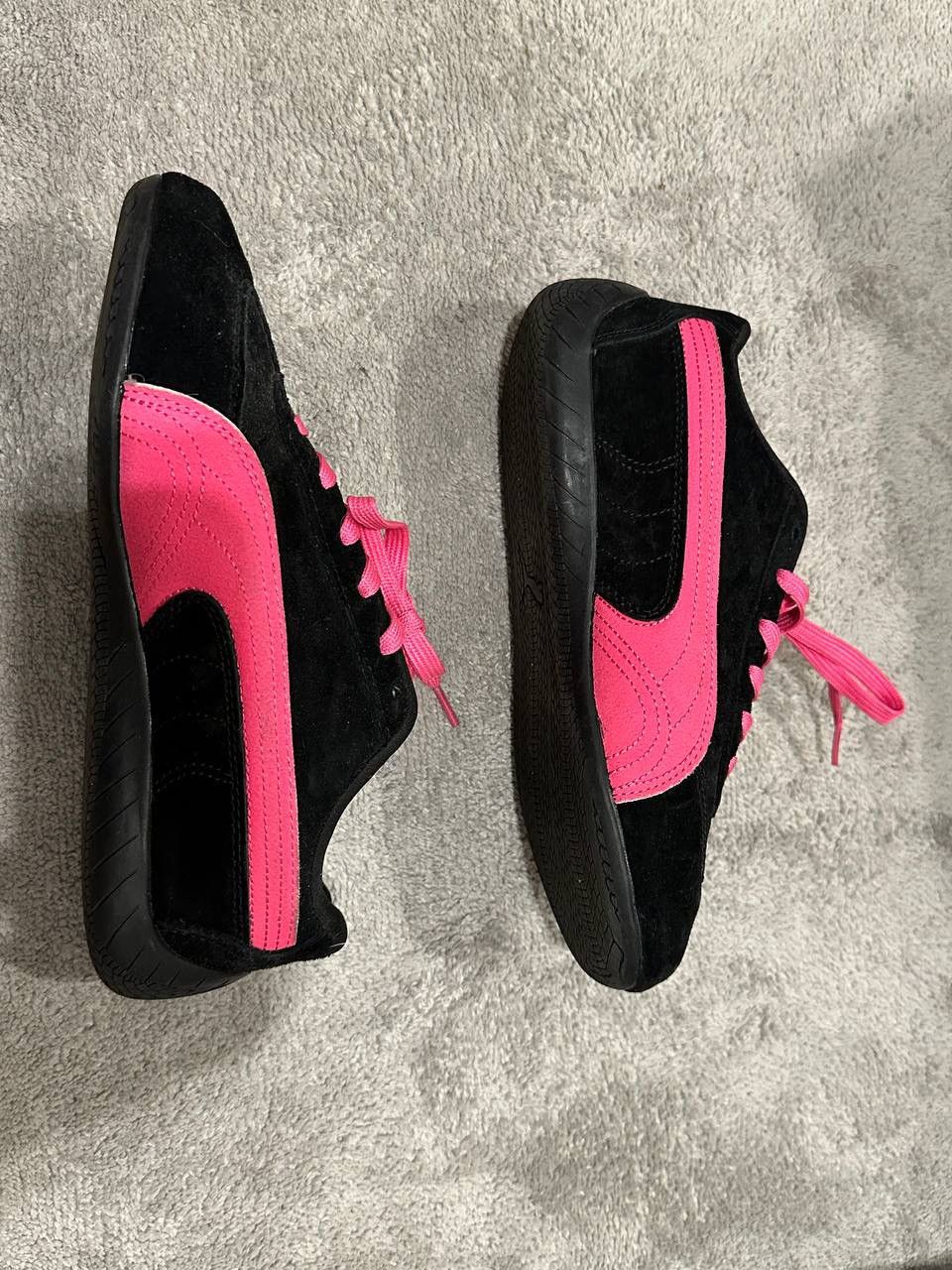 Puma Puma Speedcat OG Black Pink Suede Sneakers Size US 8.5 / EU 41-42 - 2 Thumbnail