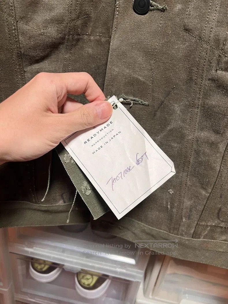 READYMADE Remade Military Fabric Utility Jacket. Size US S / EU 44-46 / 1 - 4 Thumbnail