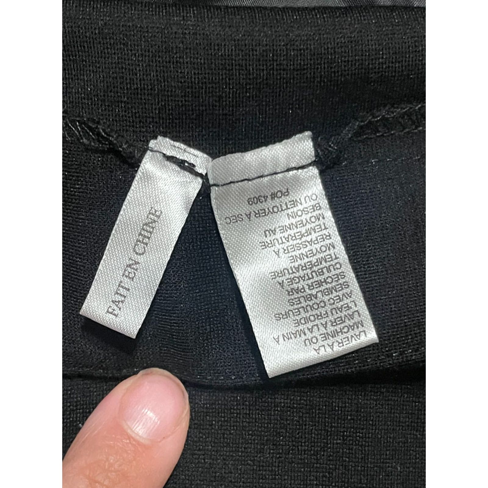 Vintage Amanda + Chelsea Pants Dress Pants Women 14 Black Regular Straight Inseam 26 in Casual Solid Vintage No Size 36" / US 14 / IT 50 - 6 Thumbnail