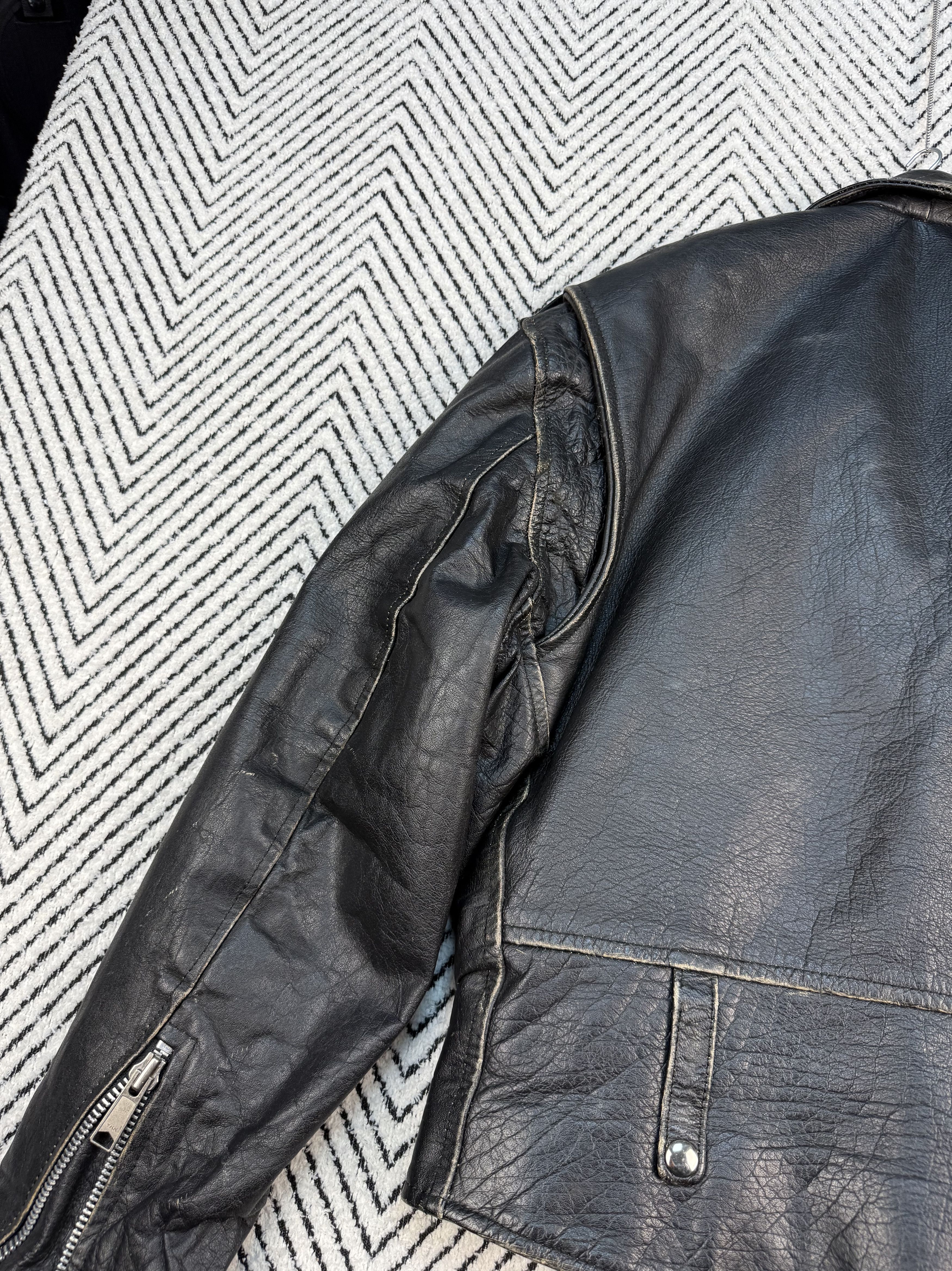 Vintage Vintage Motorcycle biker leather jacket Size US M / EU 48-50 / 2 - 7 Thumbnail