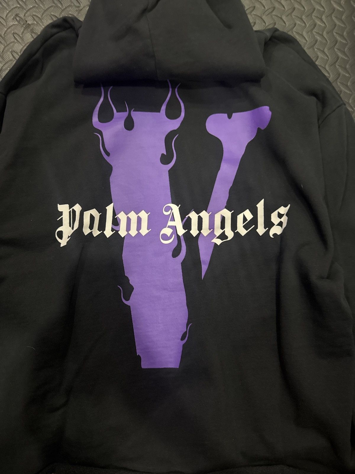Palm Angels × Vlone VLONE PALM ANGELS HOODIE PURPLE Size US M / EU 48-50 / 2 - 2 Thumbnail