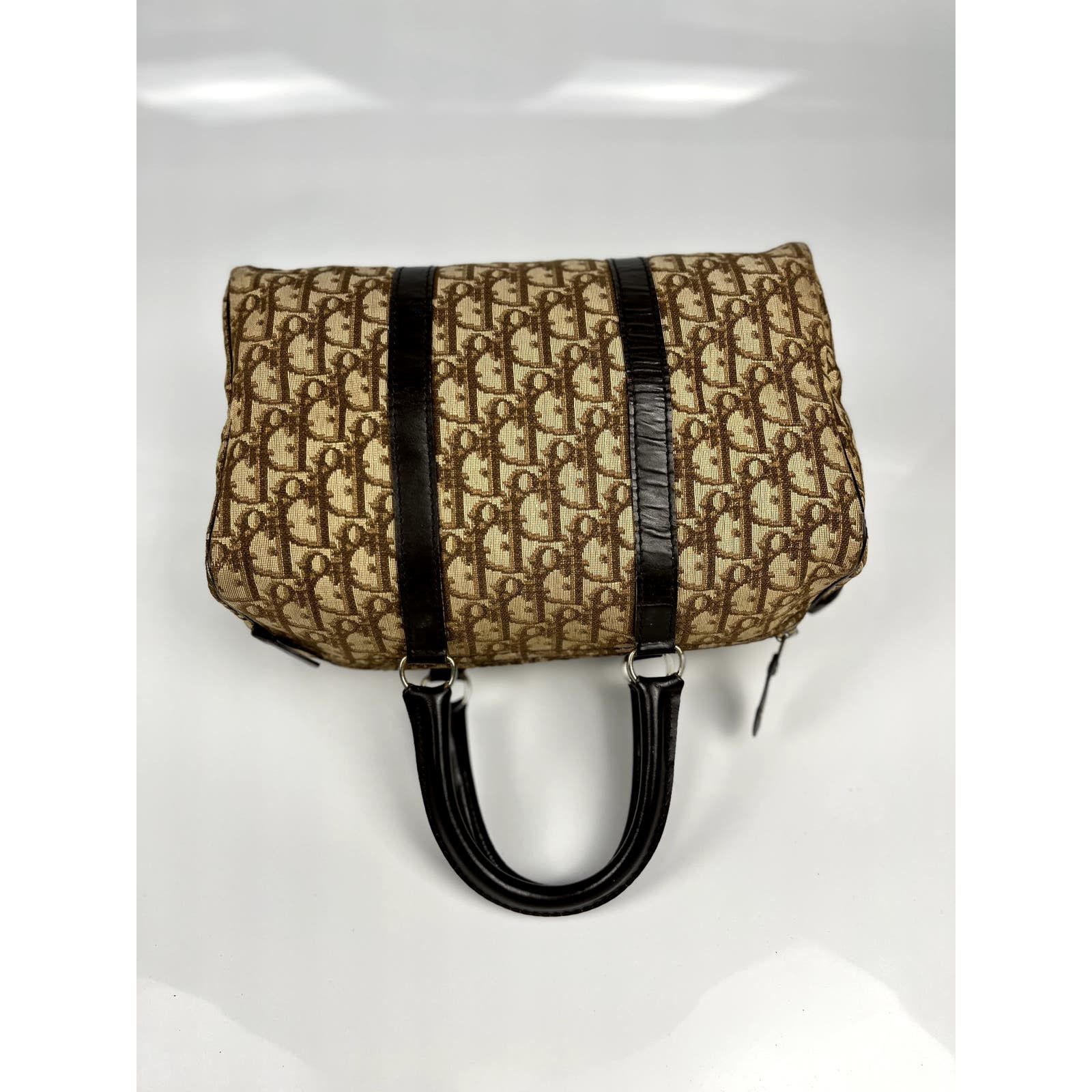 Dior Dior Brown Trotter Canvas Boston Duffle Bag Size ONE SIZE - 4 Thumbnail