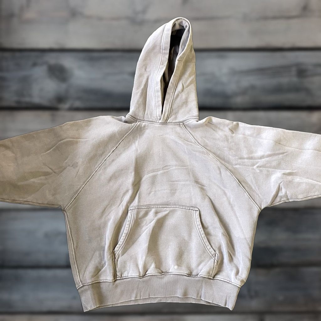 TNA TNA Hoodie Womens Size S Gray Pullover Crew Neck Hooded Oversized Pockets Sweatfleece Logo Size S / US 4 / IT 40 - 1 Thumbnail