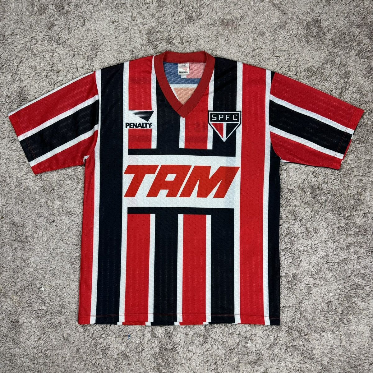 Penalty × Vintage Vintage Penalty Sao Paulo Jersey Size US L / EU 52-54 / 3 - 1 Thumbnail