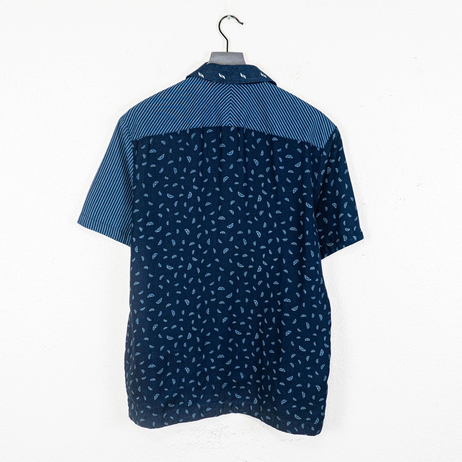 Scotch & Soda Scotch & Soda Patchwork Camp Short Sleeve Shirt indigo M Size US M / EU 48-50 / 2 - 4 Thumbnail