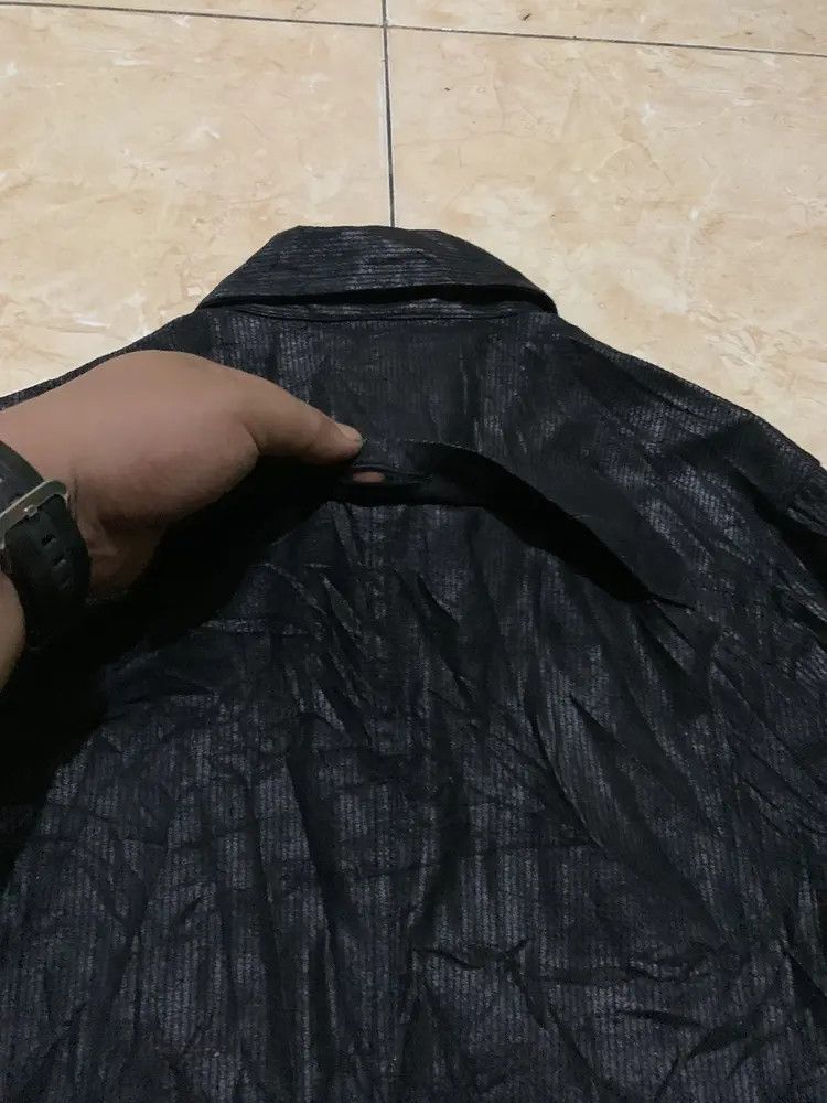 L7 Real Hip L7 Real Hip black wax studded punk hidden button up shirt Size US M / EU 48-50 / 2 - 8 Thumbnail
