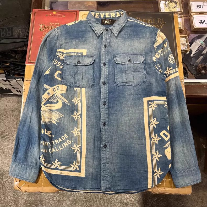 RRL Ralph Lauren RRL Ralph Lauren Limited edition rare shirt Size US M / EU 48-50 / 2 - 1 Thumbnail