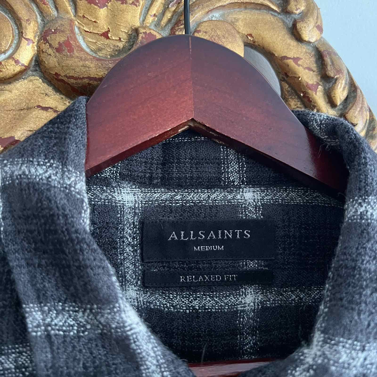Allsaints ALLSAINTS flannel shirt Jacket Sz M Size M / US 6-8 / IT 42-44 - 5 Thumbnail