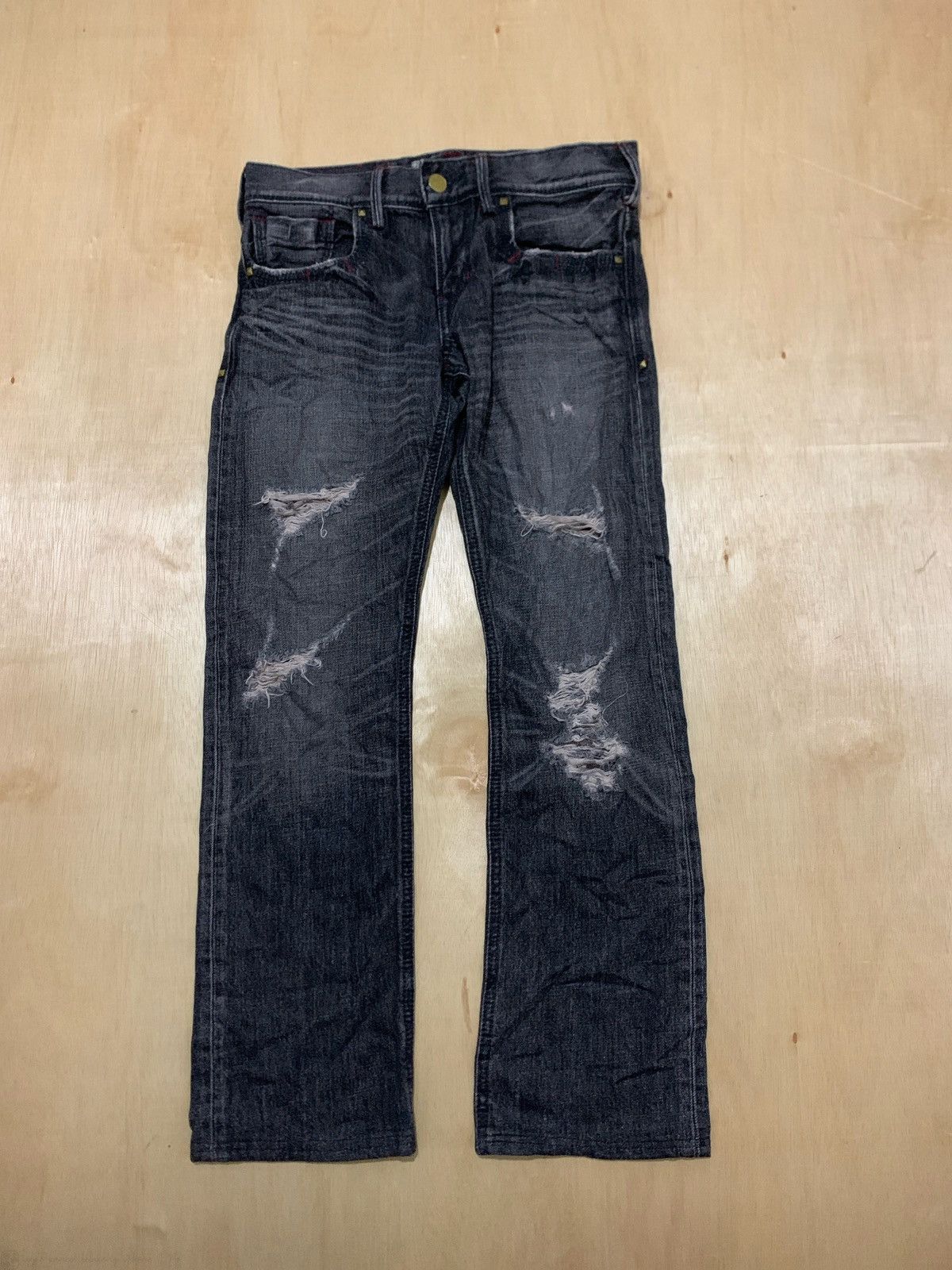 Hysteric Glamour × If Six Was Nine × Japanese Brand Liberto Distressed Denim Ifsixwasnine Style Size US 32 / EU 48 - 3 Thumbnail