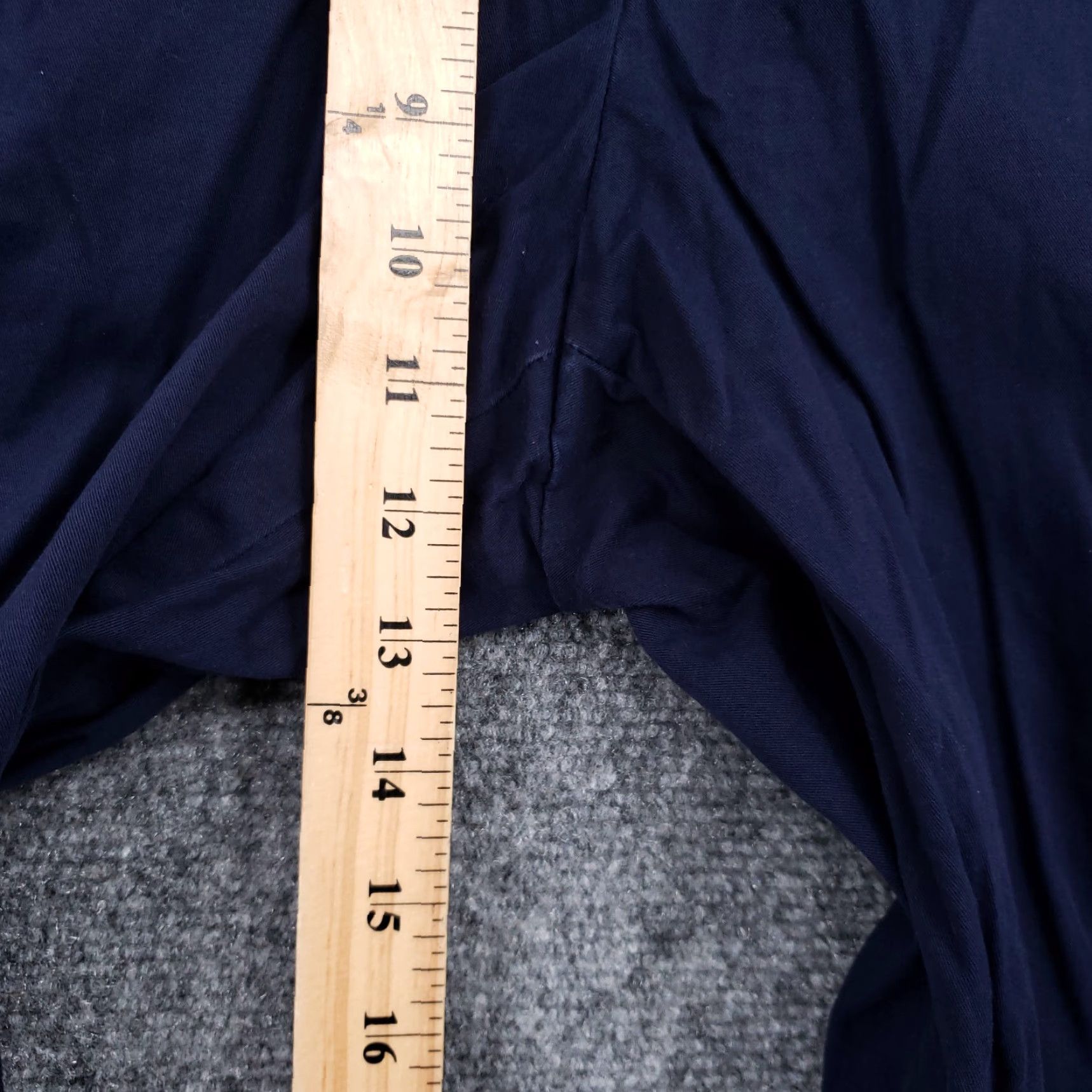 Talbots Talbots Pants Womens 12 Blue High Rise Cropped Straight Leg Work Cropped Pants Mens? No – Women Size 34" / US 12 / IT 48 - 6 Thumbnail