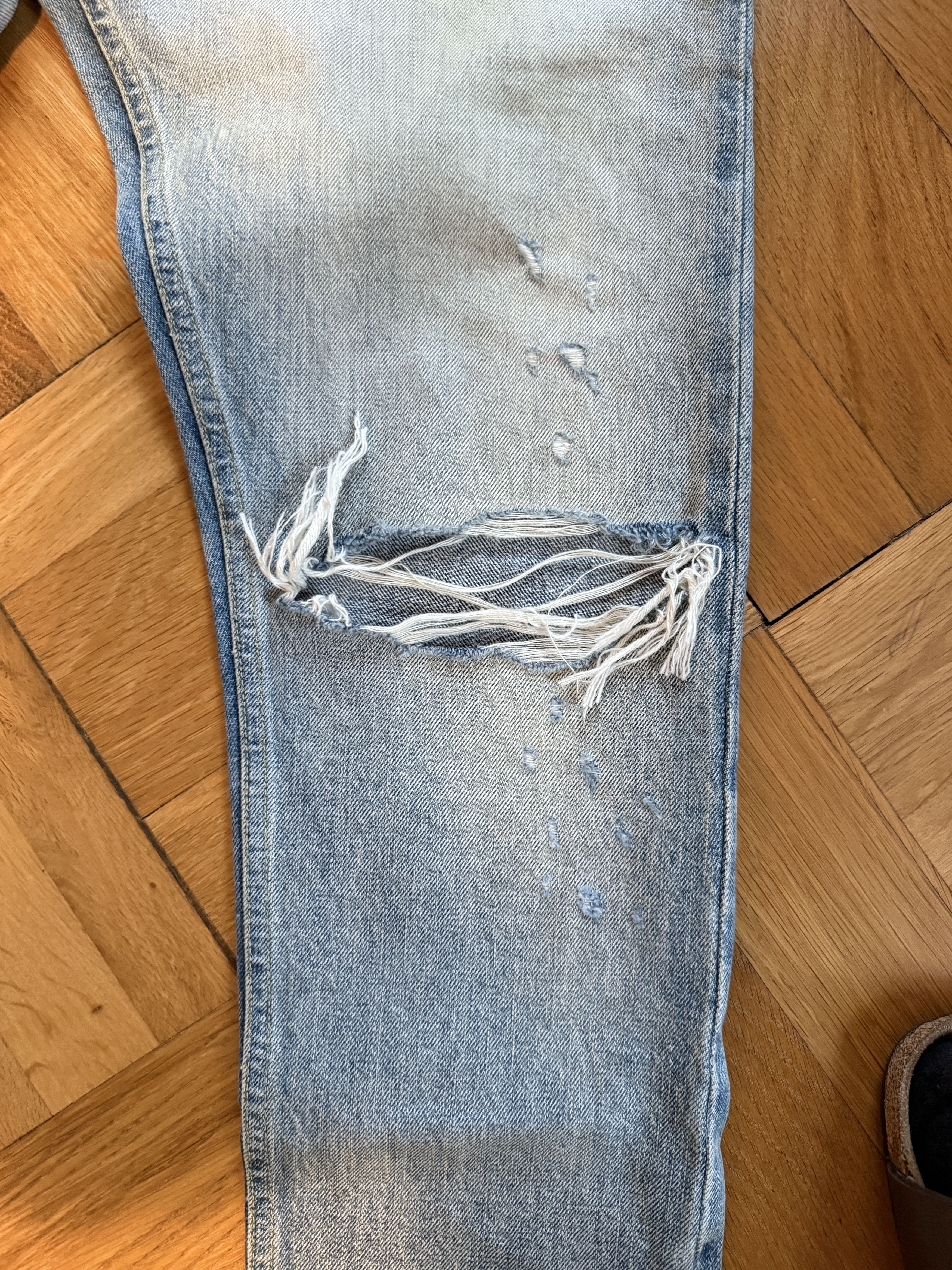 Fear of God FoG 6th Collection Distressed Denim Size US 31 - 4 Thumbnail