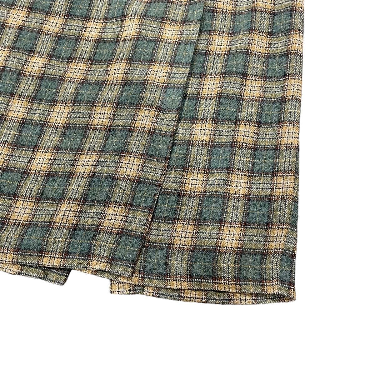 L.L. Bean × Vintage Vintage LL Bean Tartan Wool Midi Skirt Size 28" / US 6 / IT 42 - 4 Thumbnail