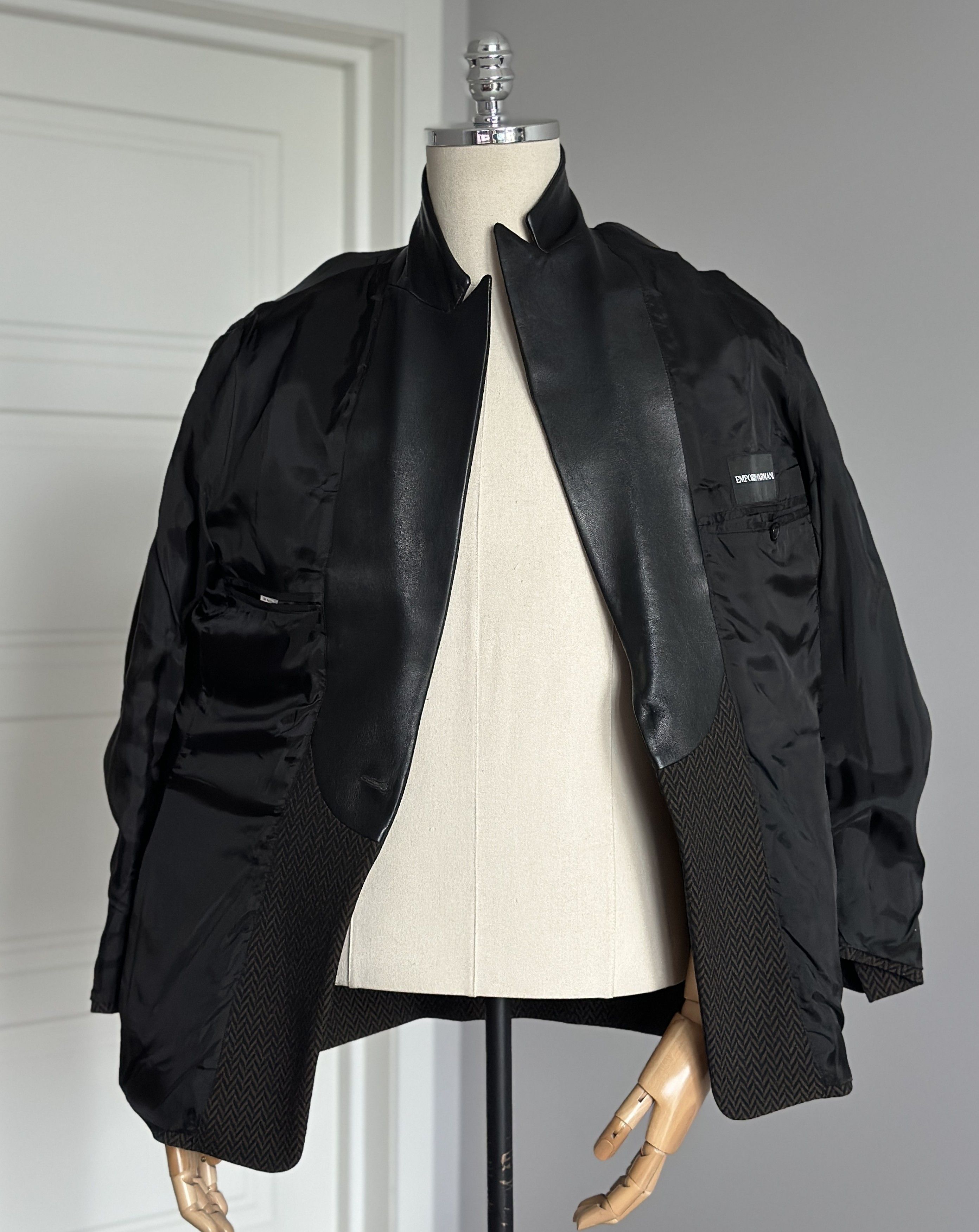 Emporio Armani EMPORIO ARMANI Antinea SRL Blazer Jacket MadeInItaly Luxury Size 44R - 10 Thumbnail
