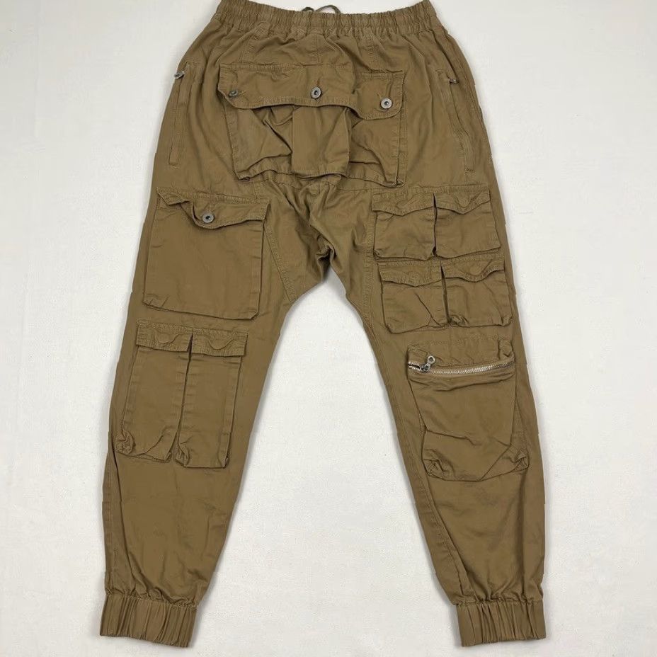 Mostly Heard Rarely Seen Mostly Heard Rarely Seen Cargo Pants Men Small Brown 5-Pocket Utility Pockets Drop Crotch Size US 29 - 2 Thumbnail