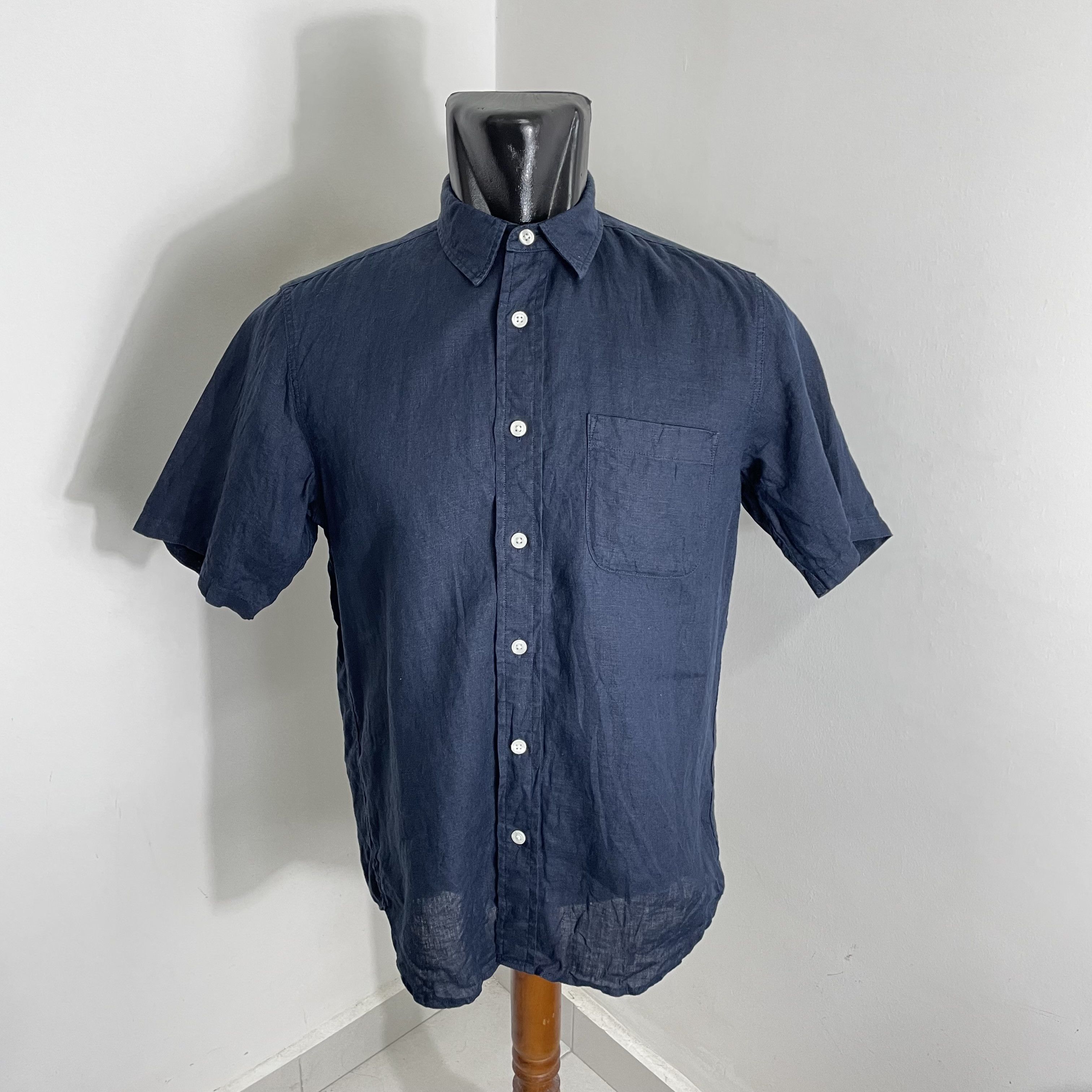 Japanese Brand × Muji ⭐️SALE⭐️[M] MUJI 100% LINEN COTTON SHIRT Size US M / EU 48-50 / 2 - 1 Thumbnail