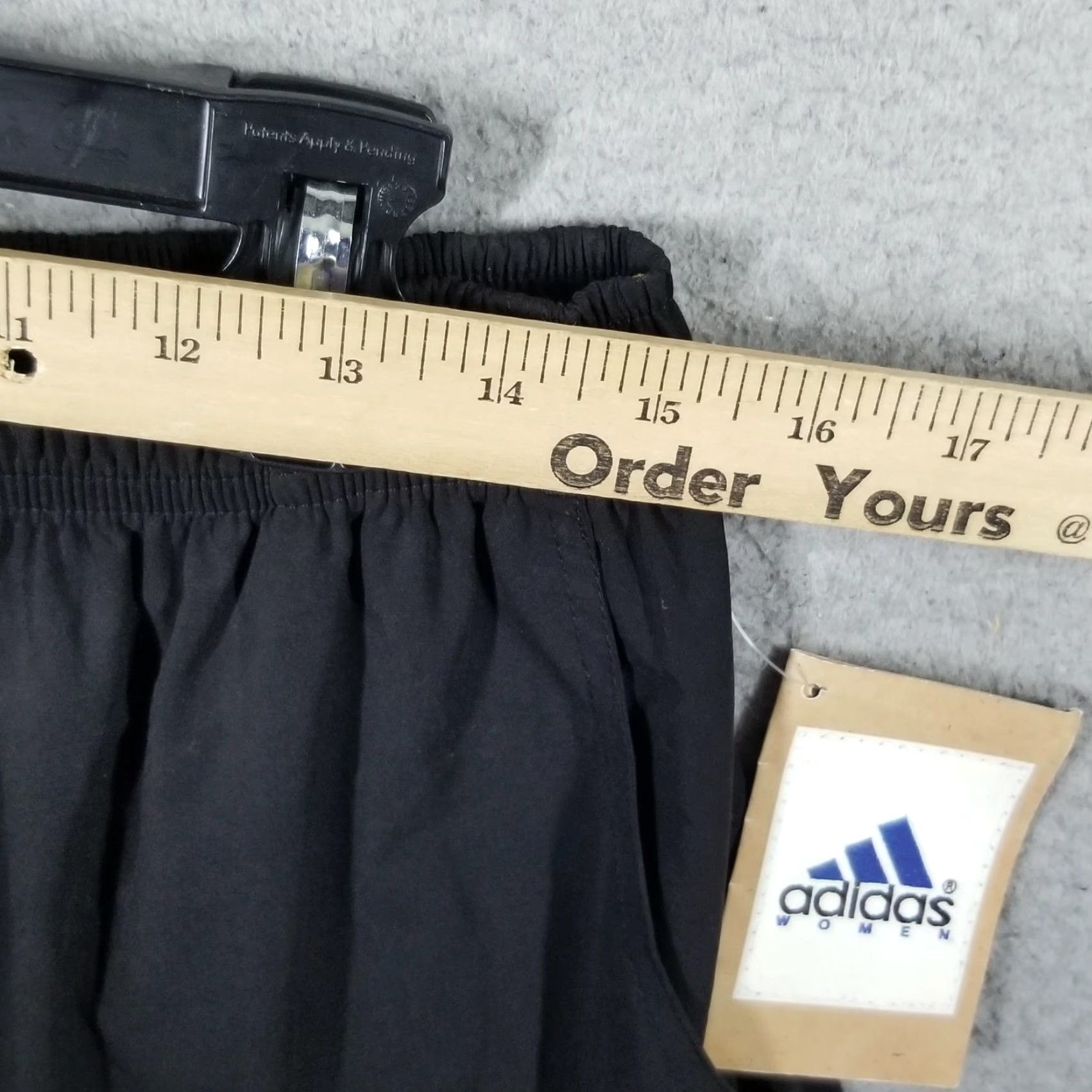 Adidas Adidas Shorts Womens XL Black Tobago Training Logo Athletic Polyester Drawstring Size 40" / US 18 - 5 Thumbnail