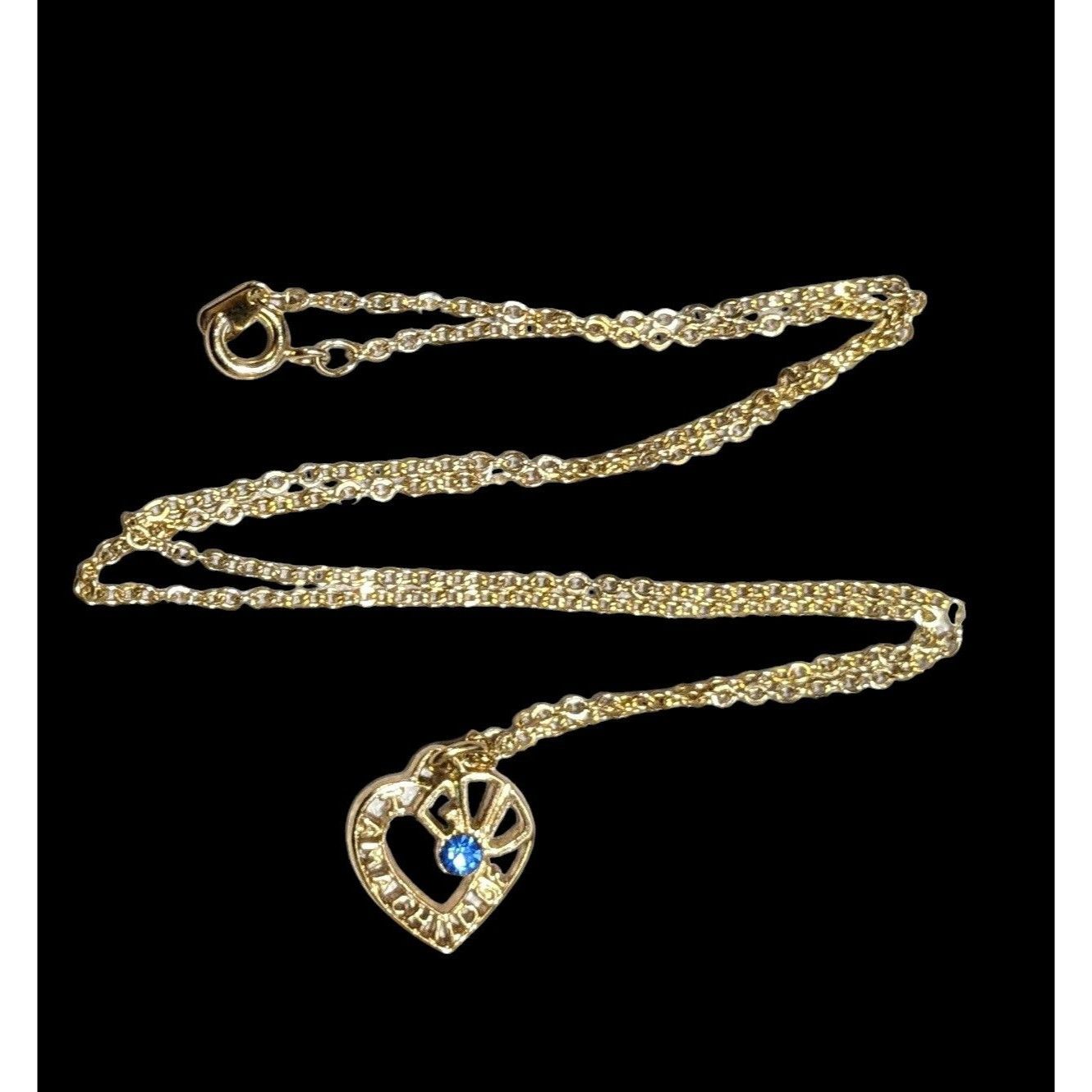 Other Gold Heart Child Of God Pendant Necklace Size ONE SIZE - 1 Thumbnail