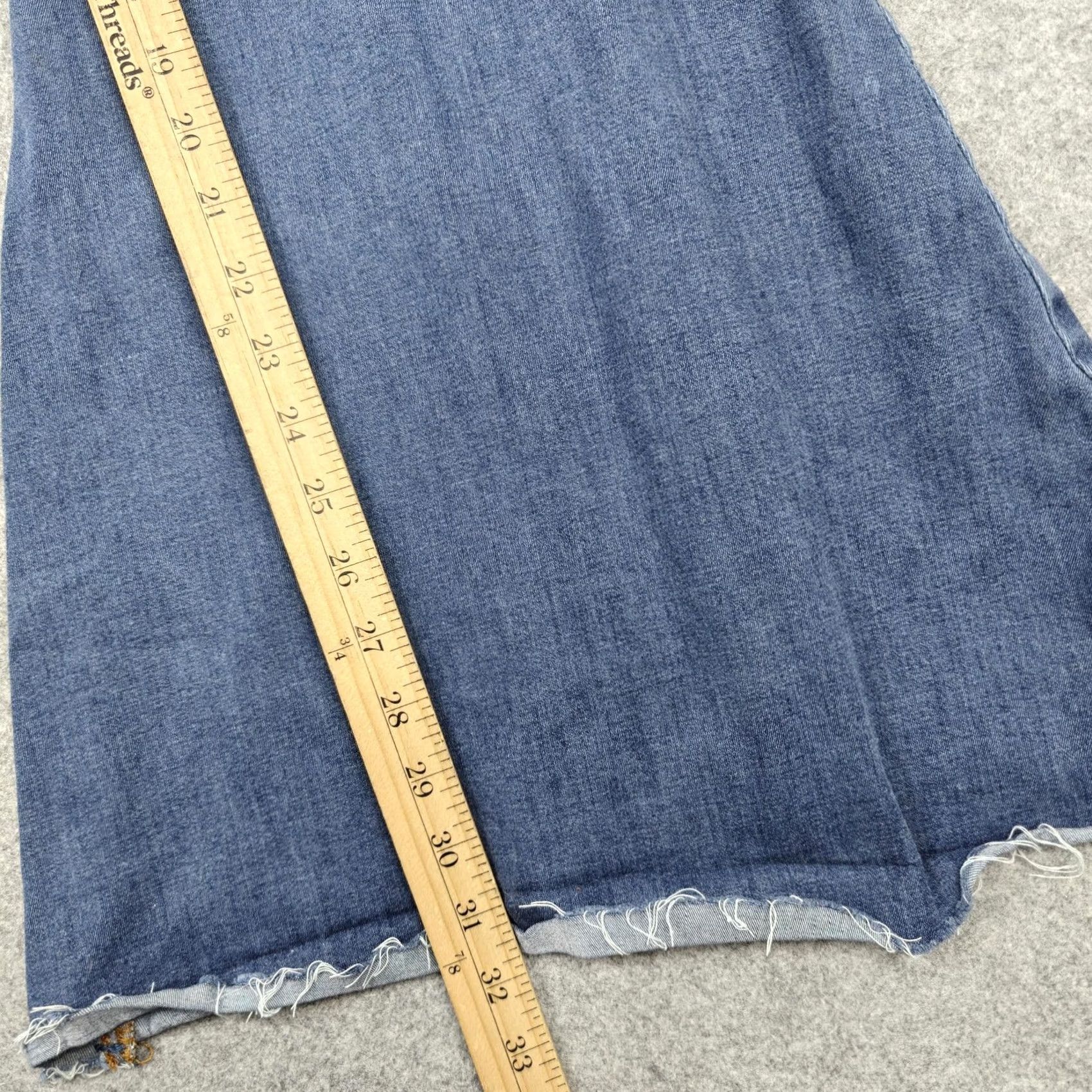 Free People Free People Jeans Flare Bell Bottom Womens 26R Blue Med Wash Stretch Denim Size 26" / US 2 / IT 38 - 7 Thumbnail