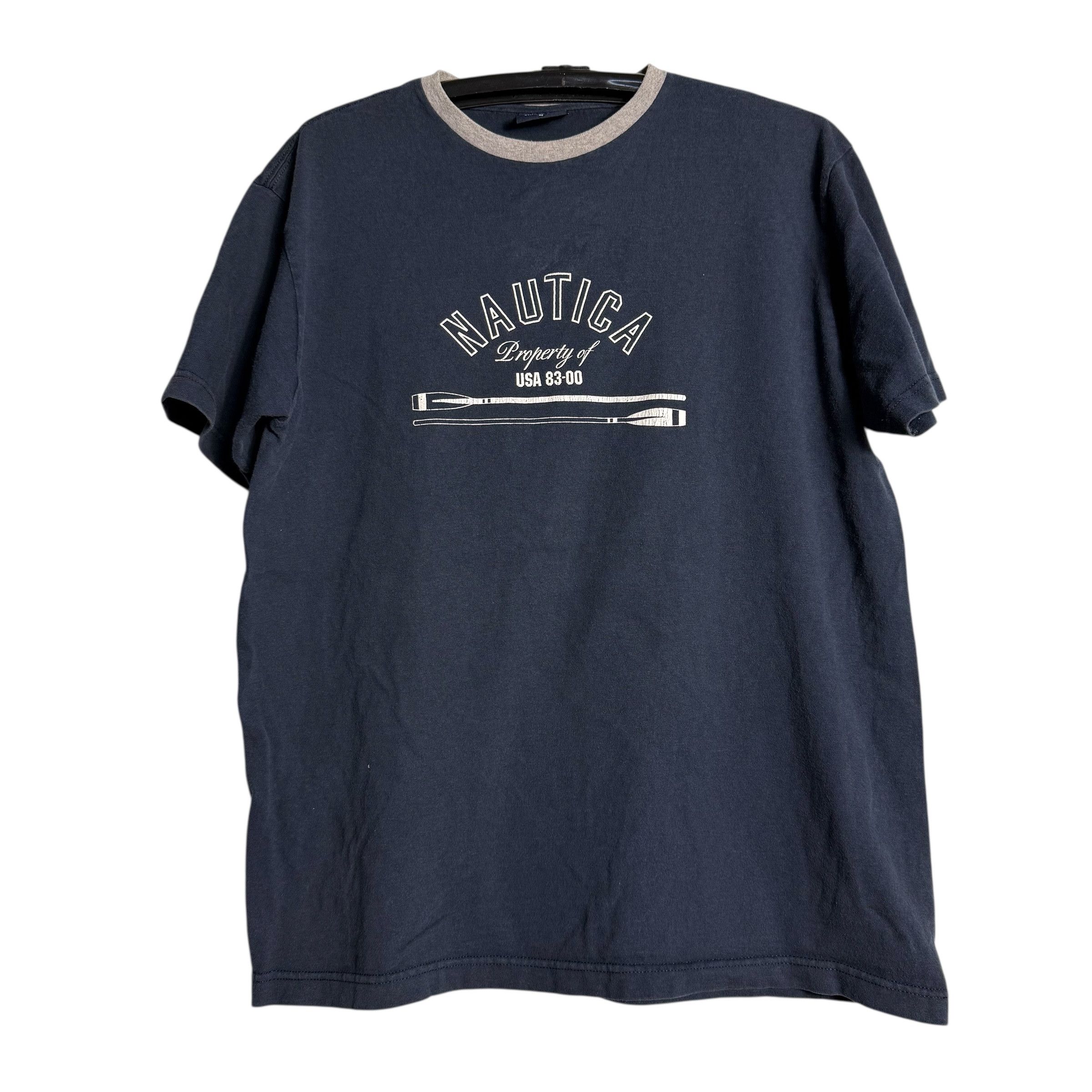 Nautica 🔥RARE🔥Vintage Nautica Spell Out T-shirt Size US M / EU 48-50 / 2 - 1 Thumbnail