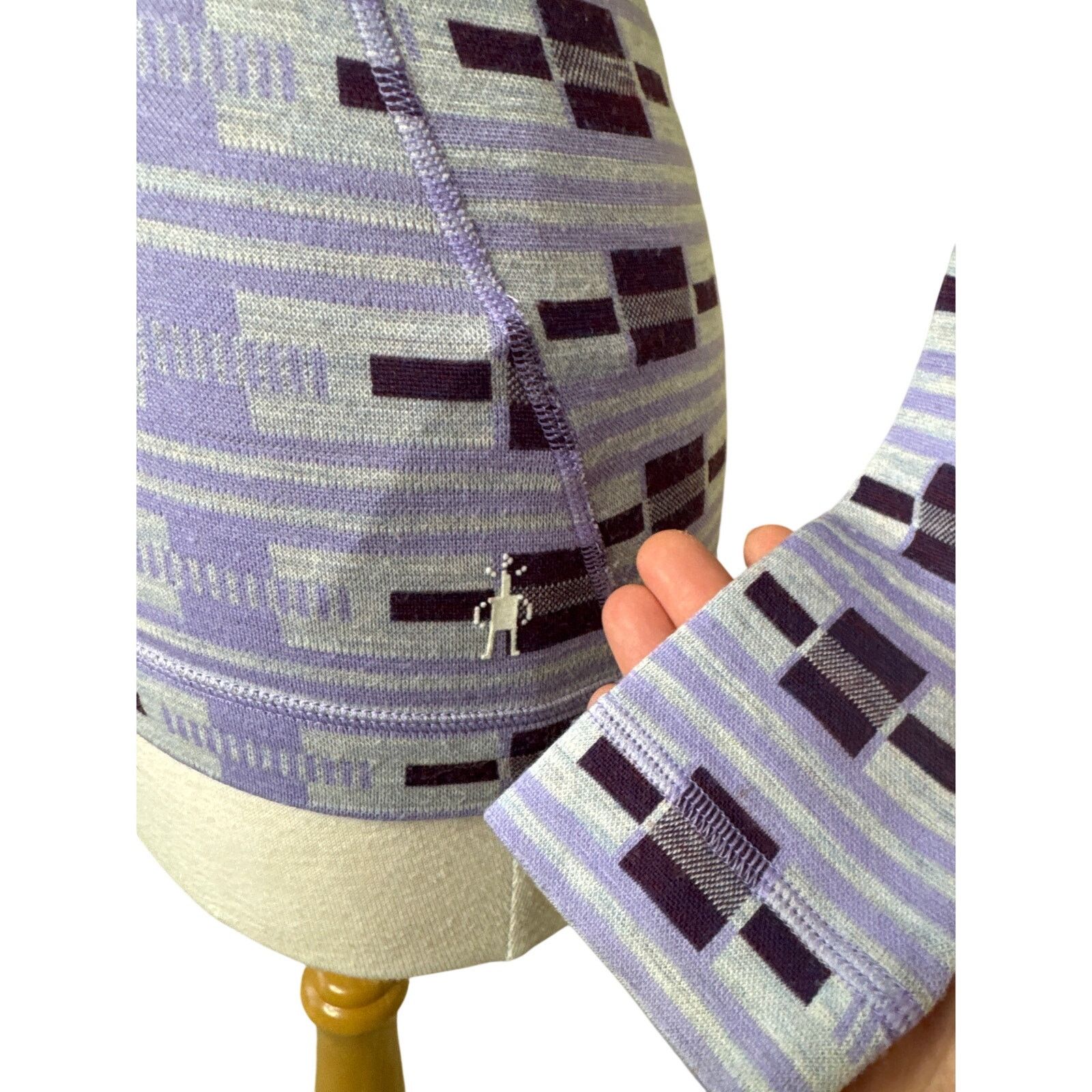 Smartwool SMARTWOOL Classic Thermal Merino Crew Base Layer Top Purple Size XS / US 0-2 / IT 36-38 - 5 Thumbnail