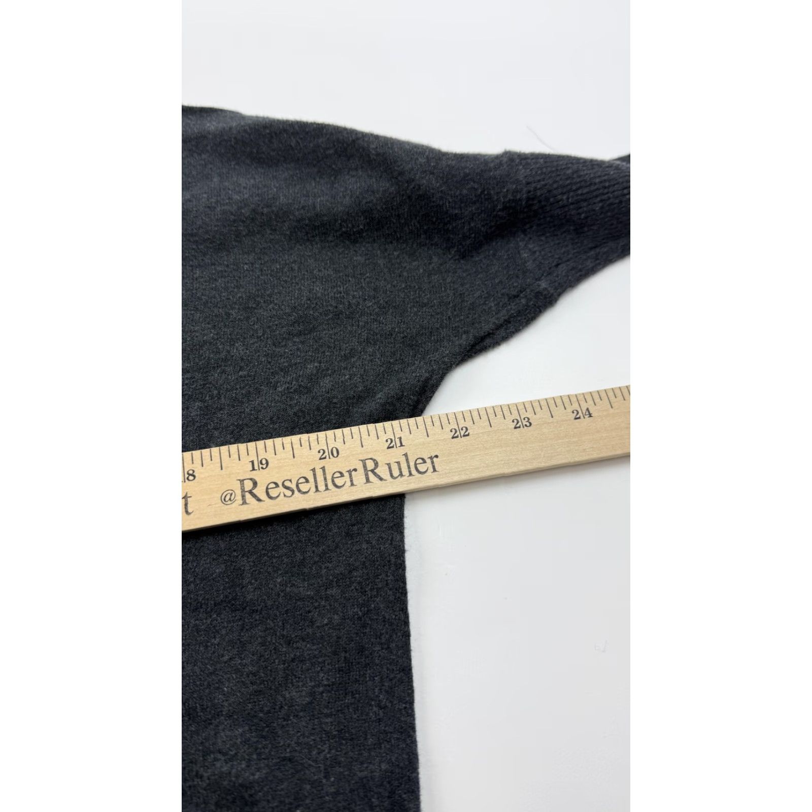 Victoria's Secret VICtoria's Secret Sweater Womens Large Gray 100% Cotton Pullover Ribbed Hem Crew Neck Dolman Sleeve Knit Size L / US 10 / IT 46 - 7 Thumbnail