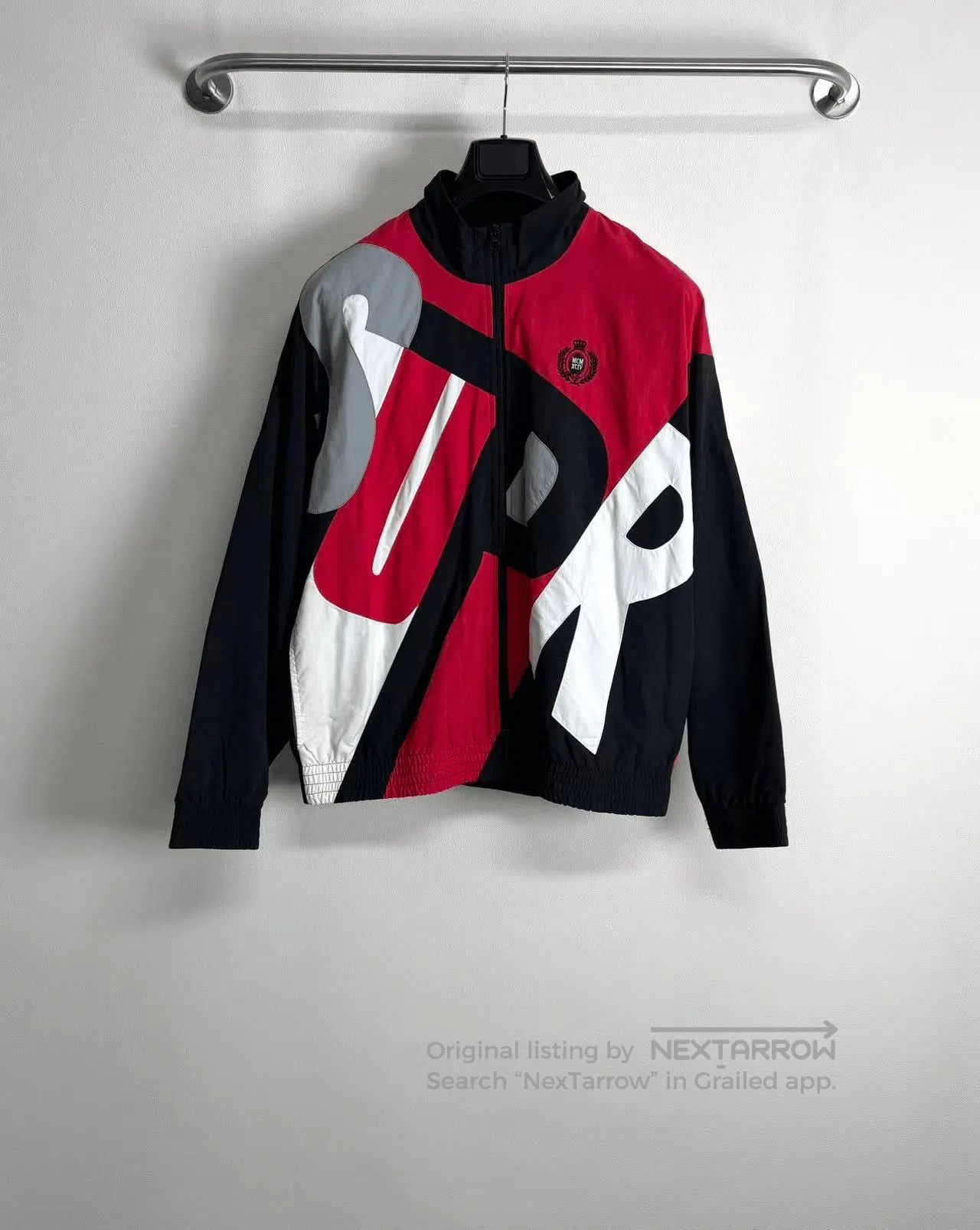 Supreme Supreme Patchwork Letter School Jacket. Size US L / EU 52-54 / 3 - 1 Thumbnail