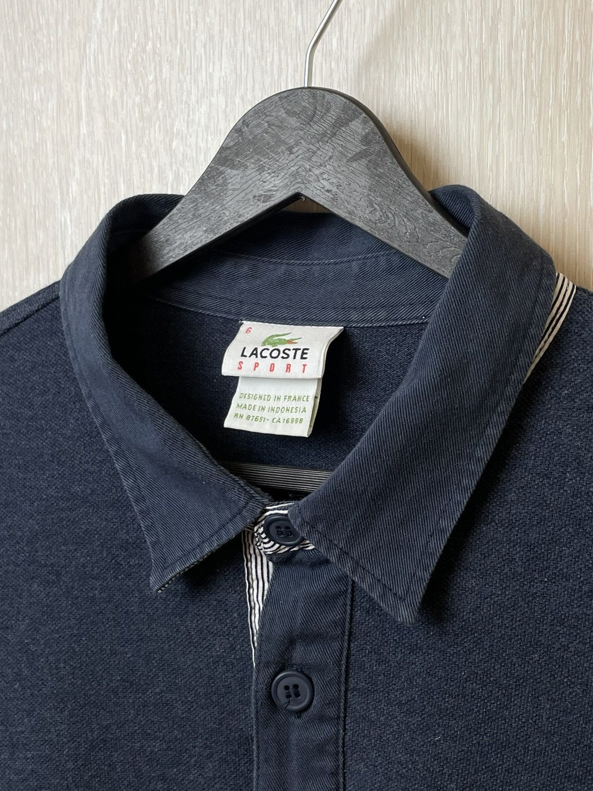 Lacoste × Vintage Lacoste Sport Paris Long Sleeve Rugby shirt Size US XL / EU 56 / 4 - 6 Thumbnail