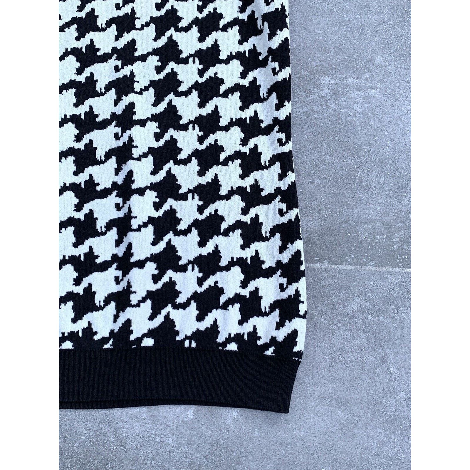 Moschino Womens MOSCHINO Houndstooth Vest Cardigan Top S-M US 6 EU 38 Size M / US 6-8 / IT 42-44 - 10 Thumbnail